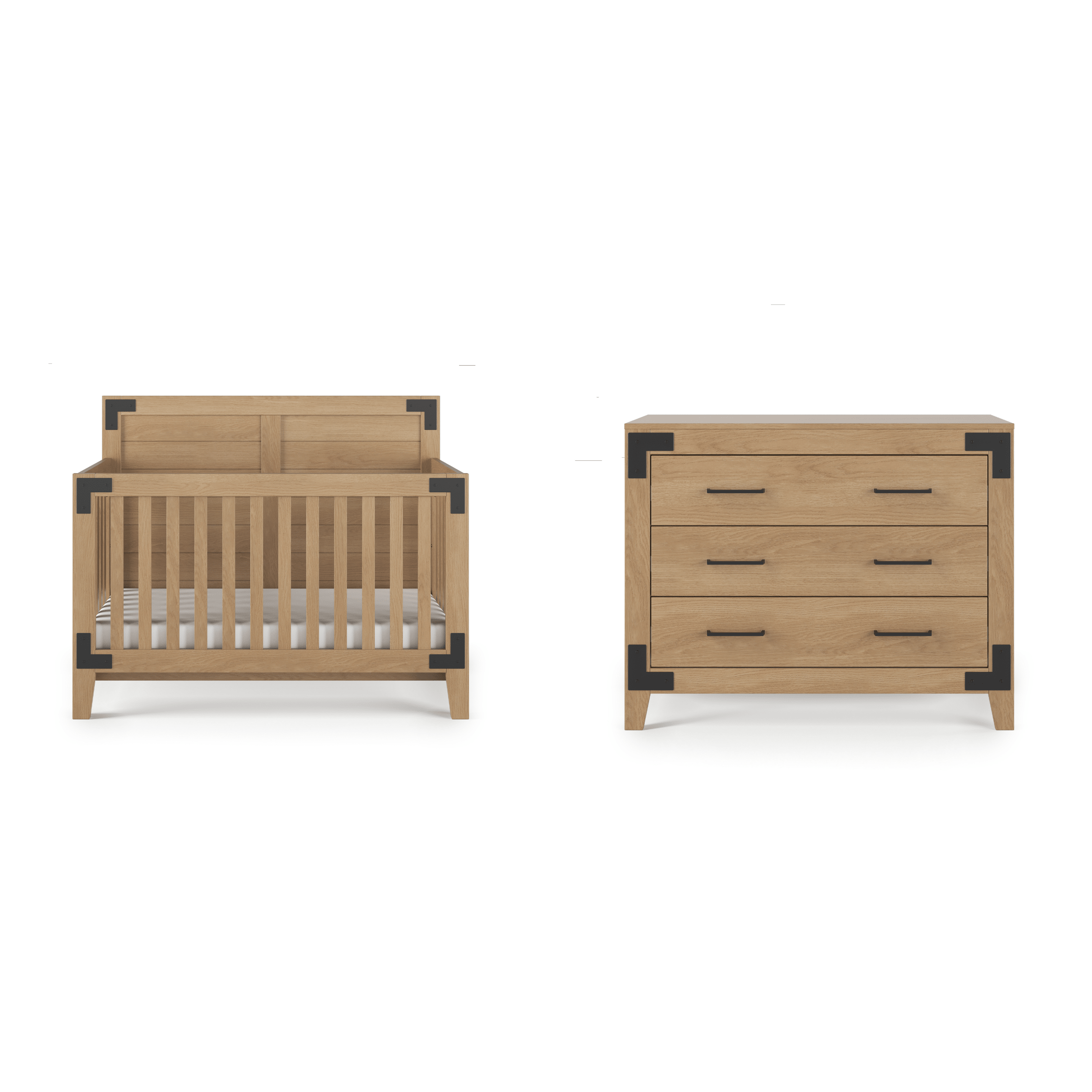 Lucas 4-in-1 Convertible Crib, Nutmeg