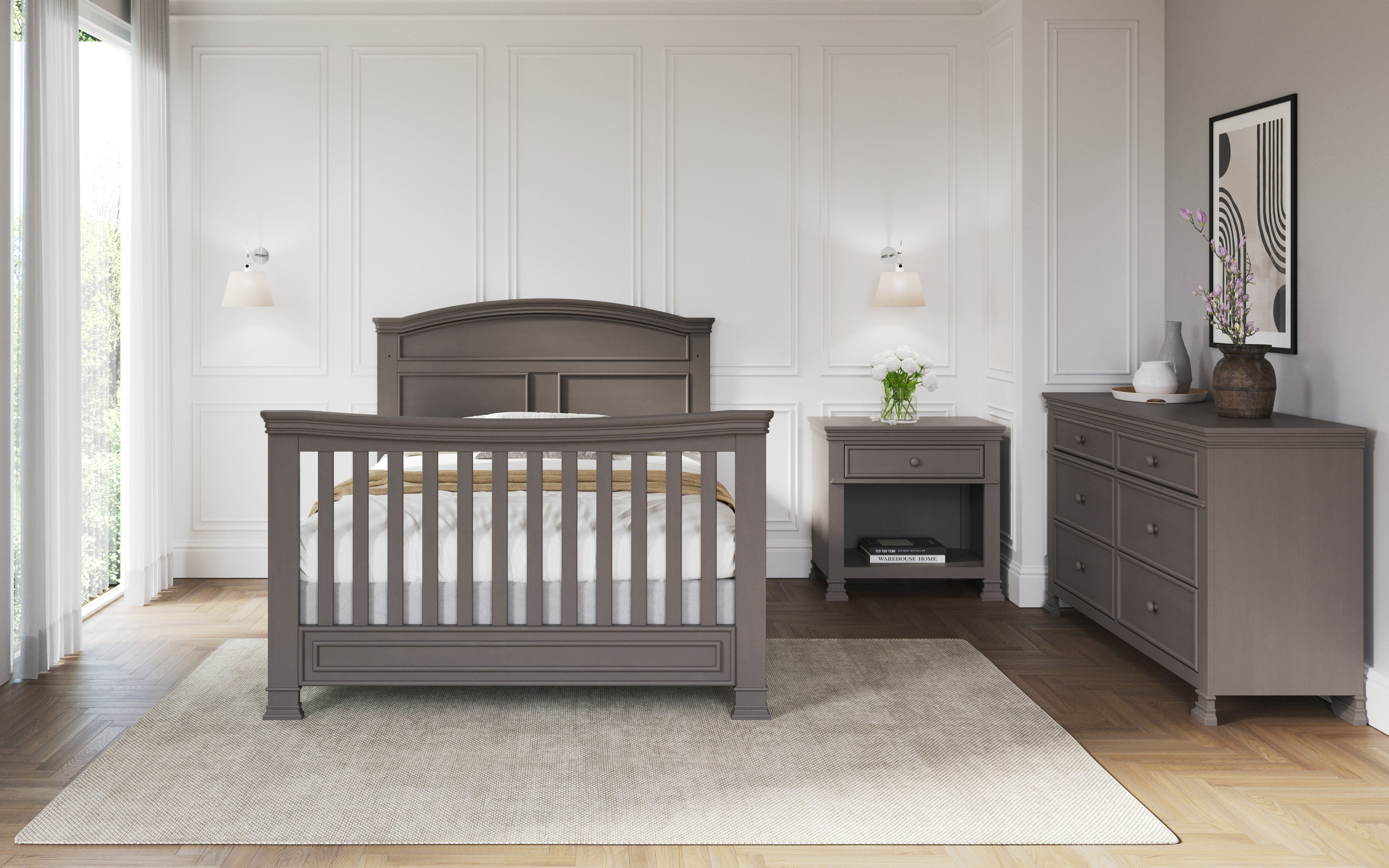 Westgate 4-in-1 Convertible Crib, Chelsea Grey