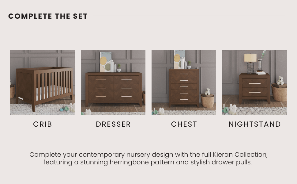 Kieran 6-Drawer Double Dresser, Toasted Chestnut