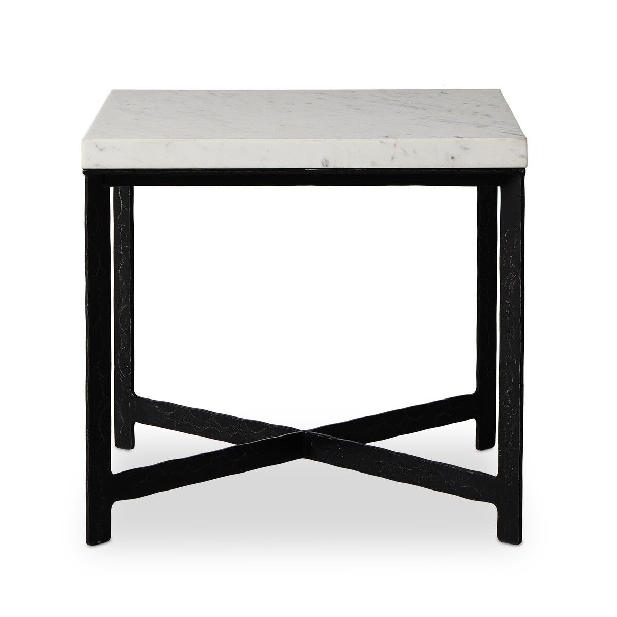 Hammered Iron End Table