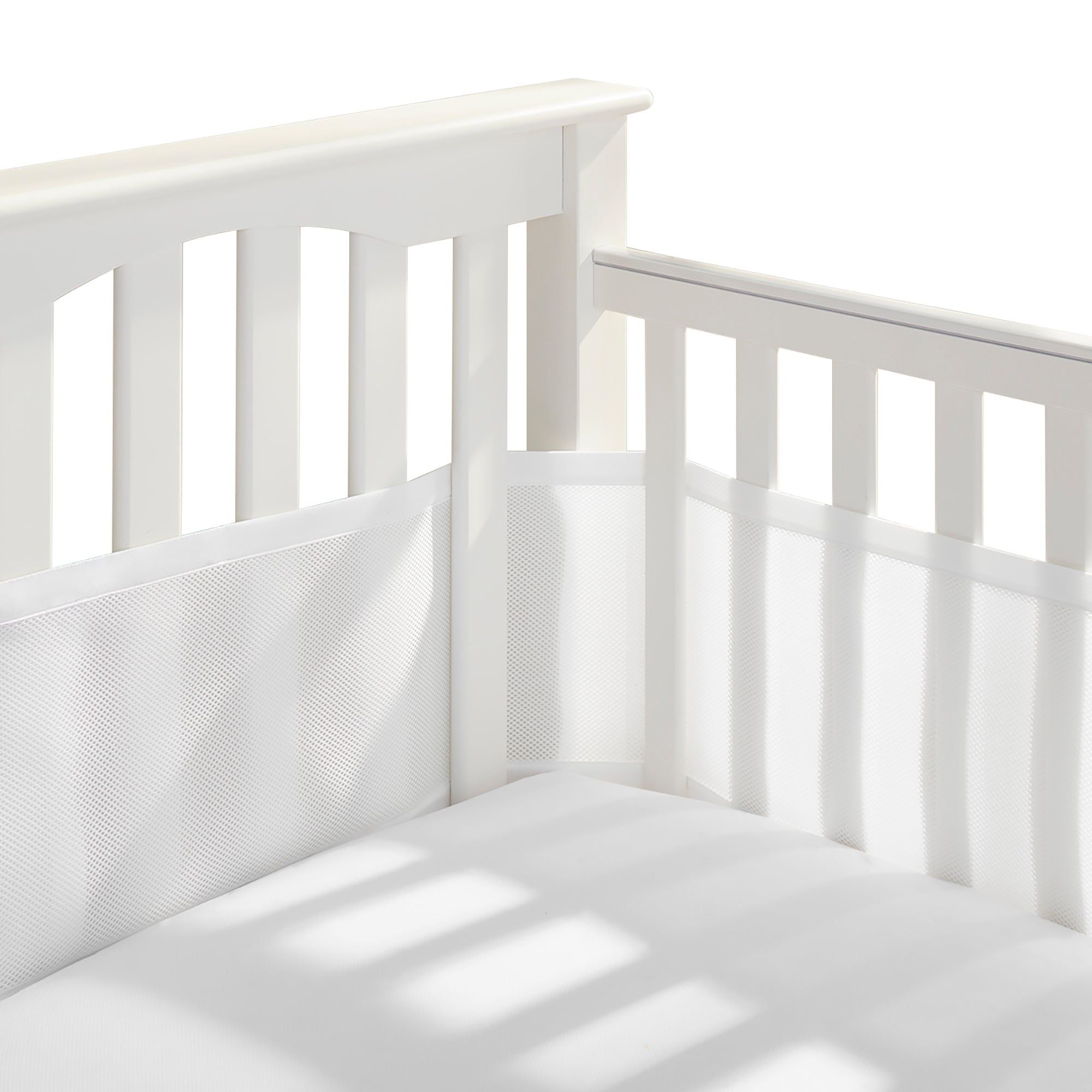 Breathable Mesh Crib Liner For Mini Crib