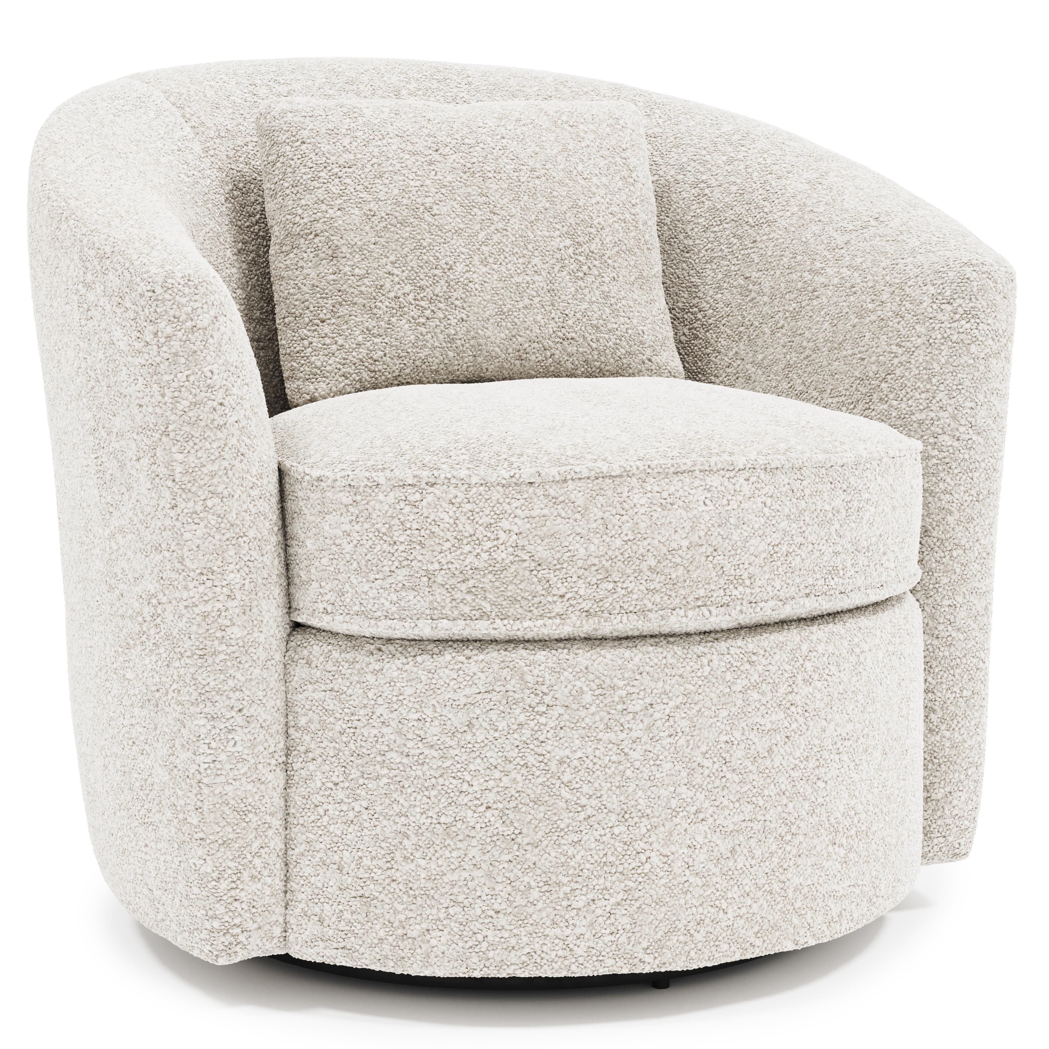 Bernhardt Furniture – Elizabeth Fabric Swivel Chair