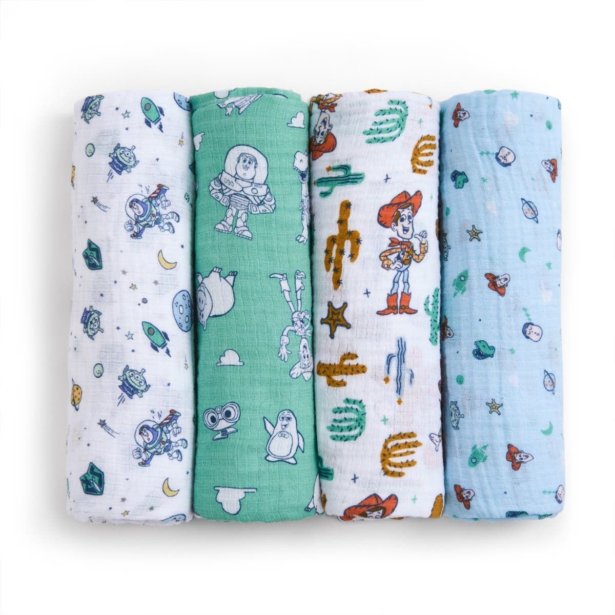 Disney™ Toy Story Essentials Cotton Muslin Swaddle Blanket 4 Pack