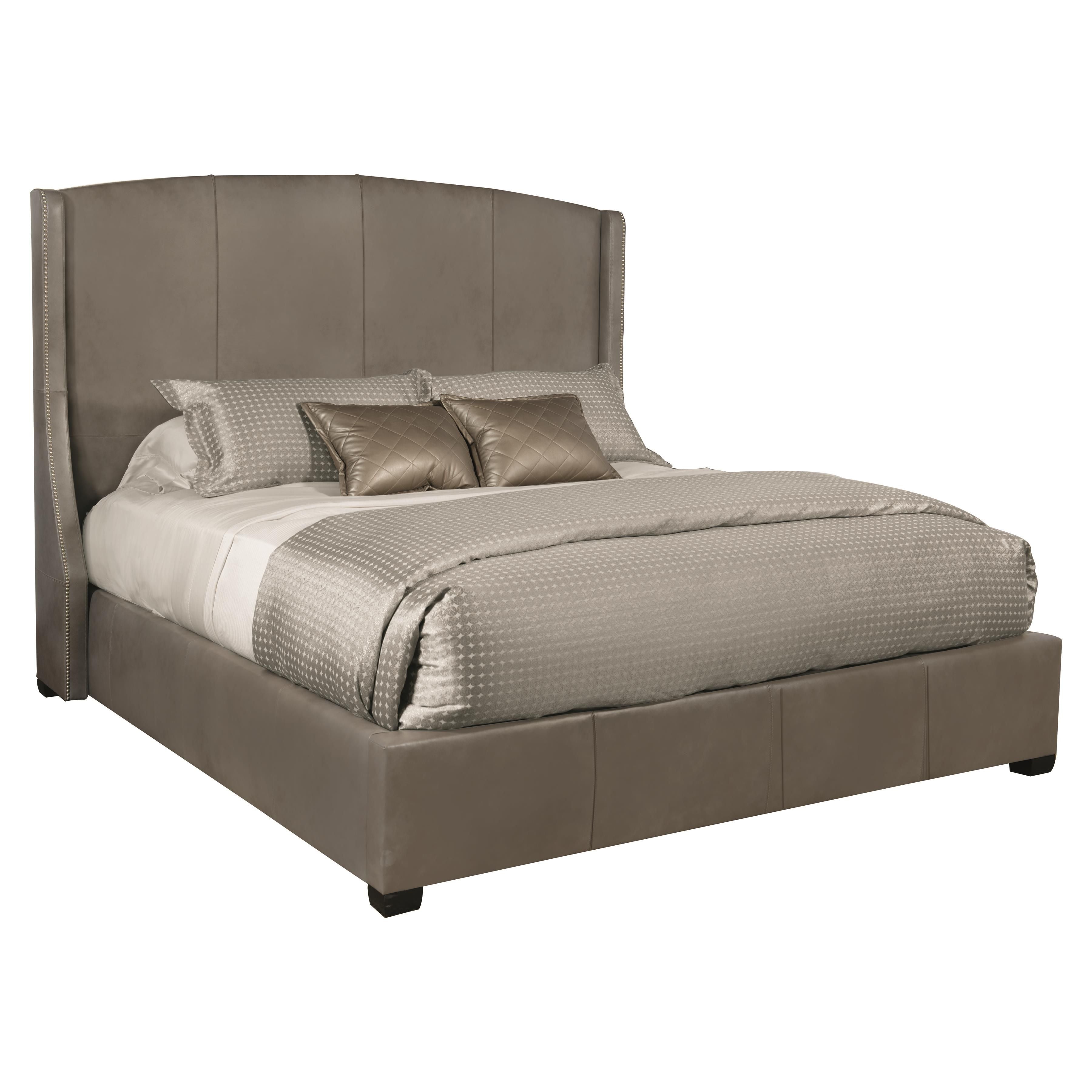 Bernhardt Furniture – Cooper Leather Shelter Bed King