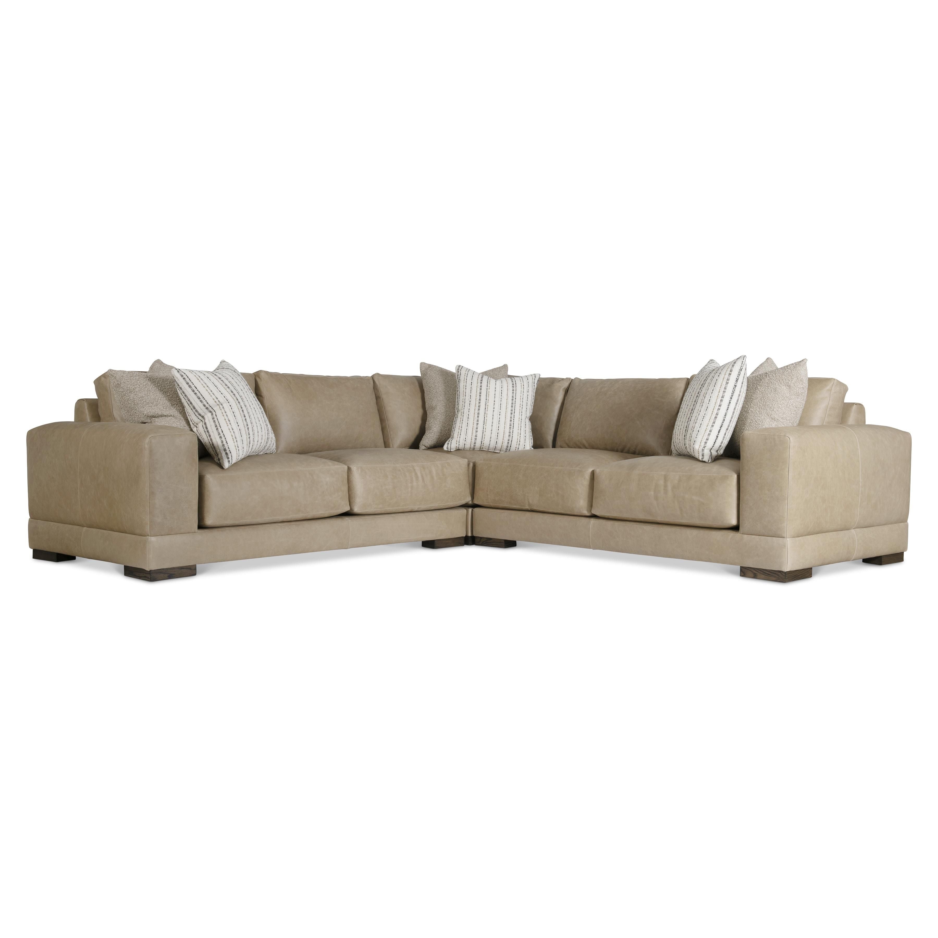 Bernhardt Furniture – Lars Leather Sectional