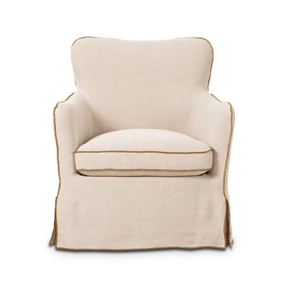 Devon Slipcover Swivel Chair