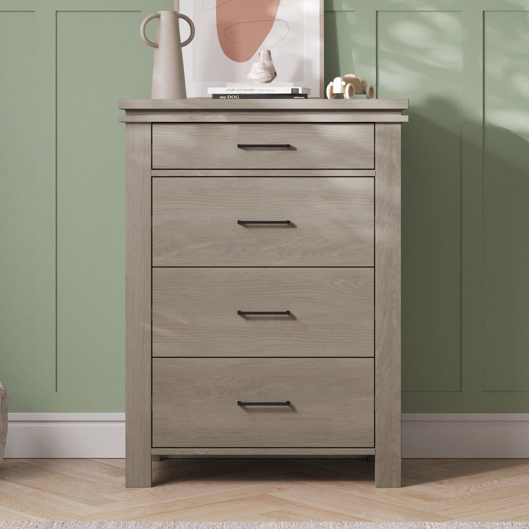Denman 4 Drawer Chest, Crescent Gray