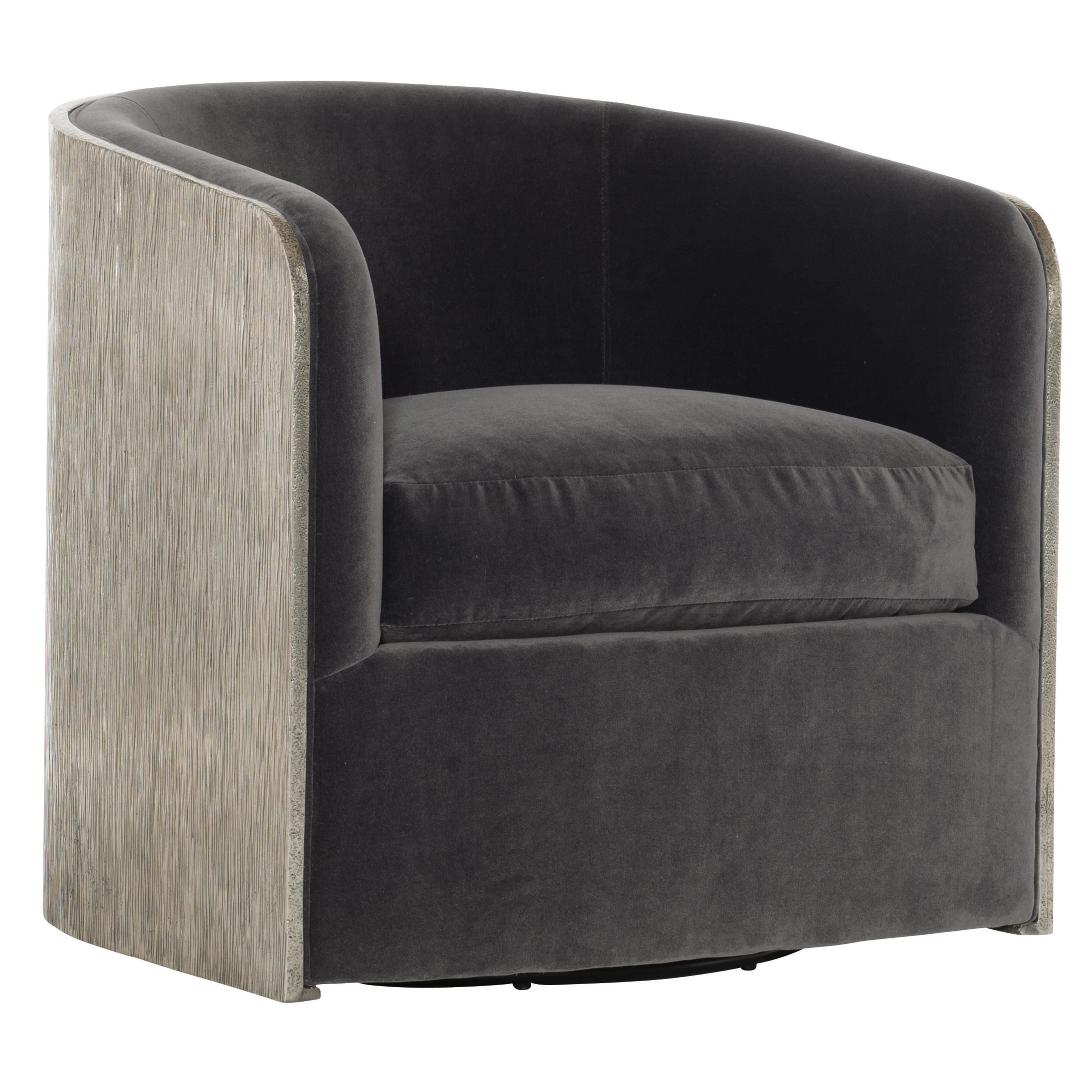 Bernhardt Furniture Eliot Fabric Swivel Chair