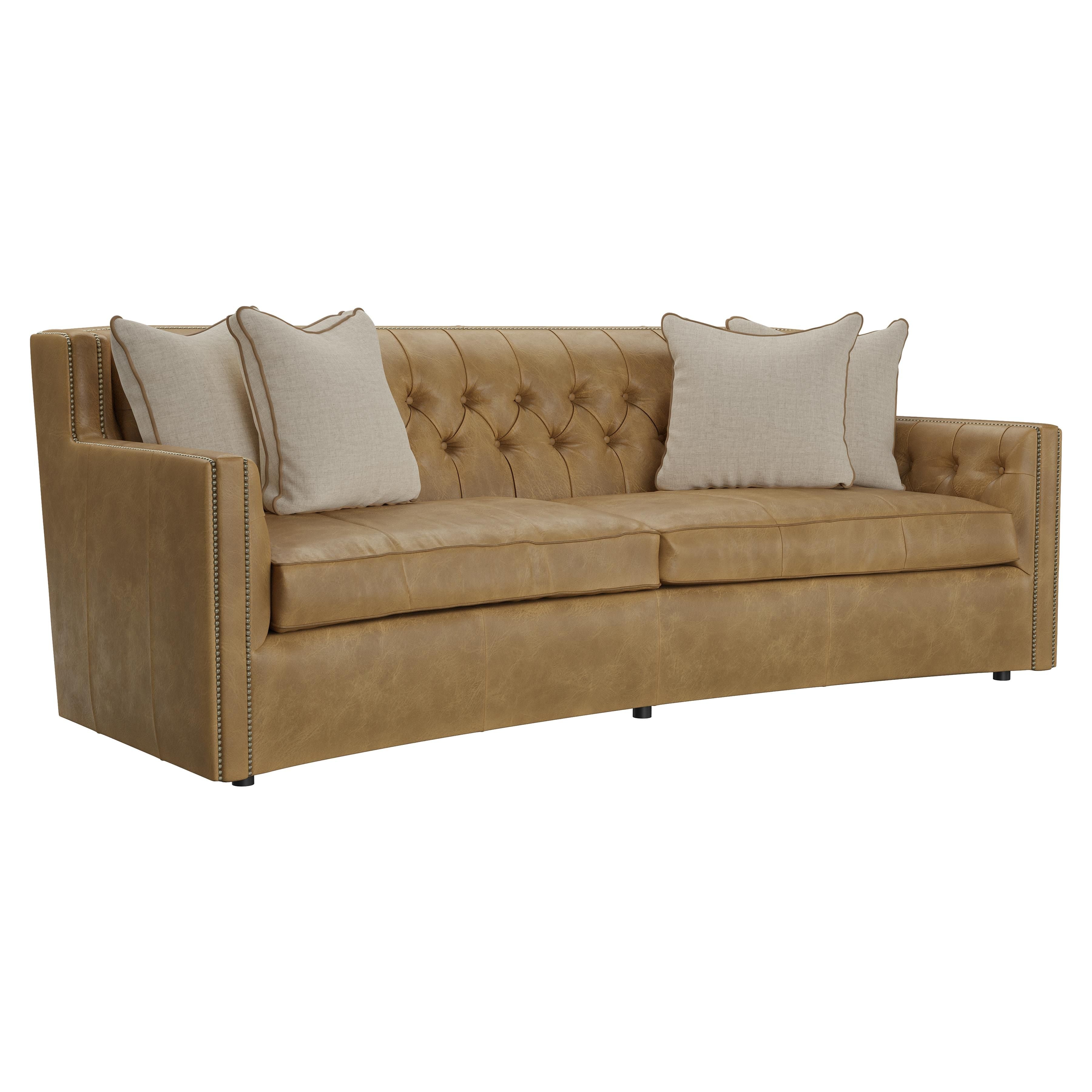 Bernhardt Furniture Candace Leather Sofa