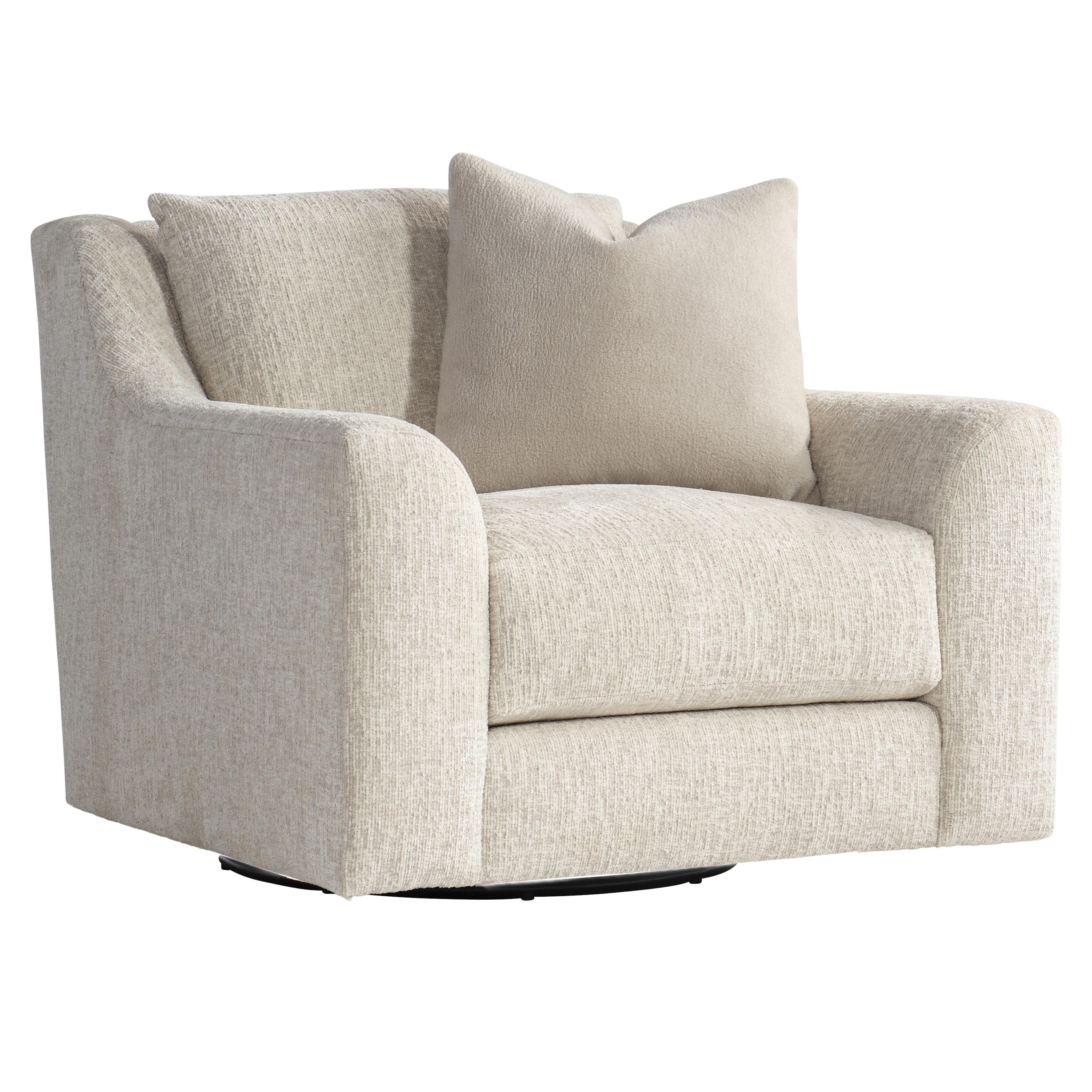 Bernhardt Gabi Fabric Swivel Chair