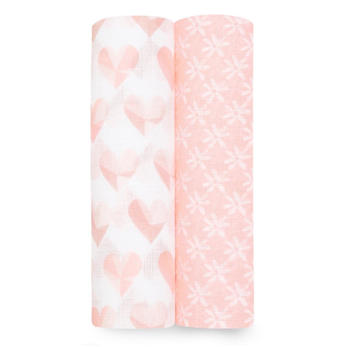 Essentials Cotton Muslin Swaddle Blanket 2 Pack