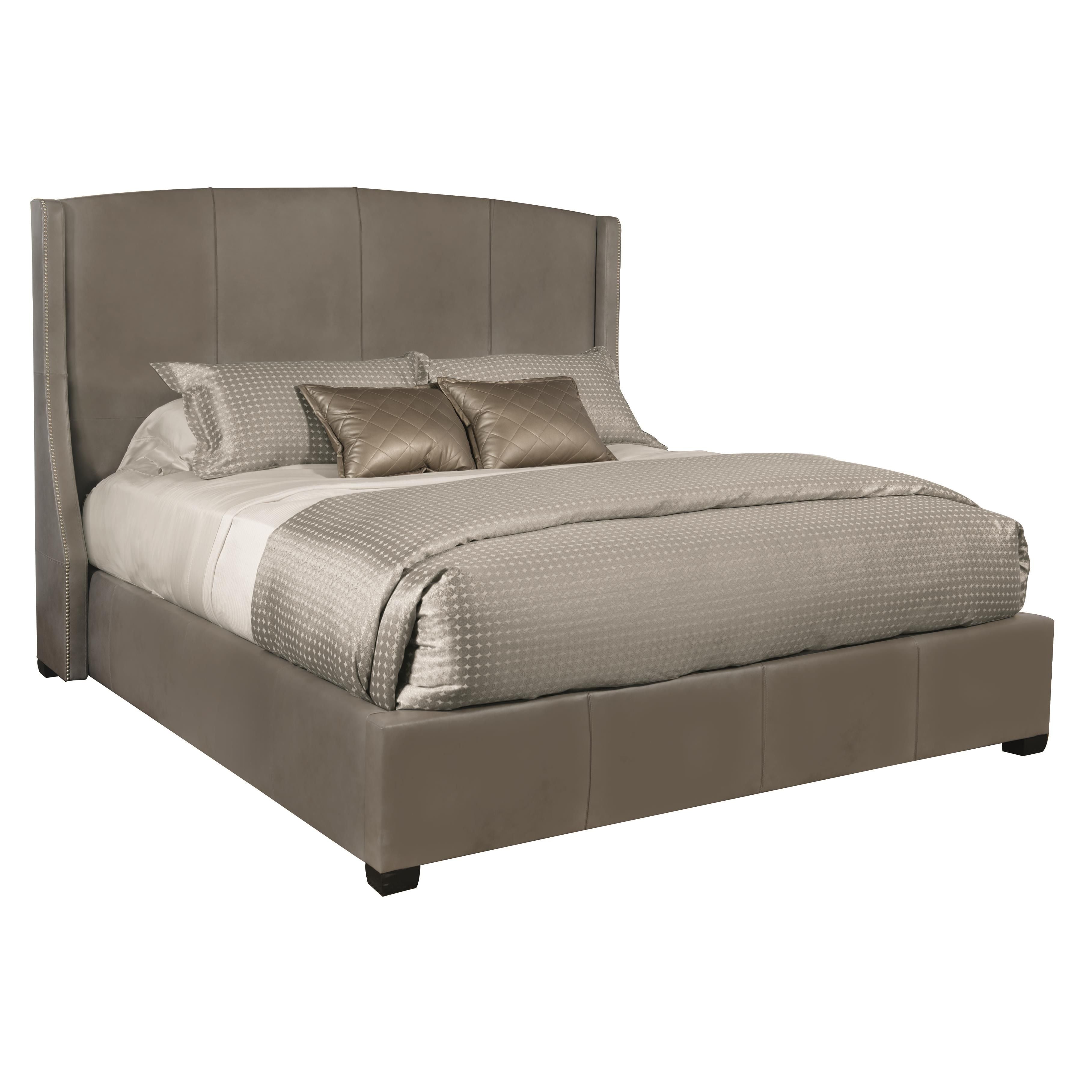 Bernhardt Furniture – Cooper Leather Shelter Bed King