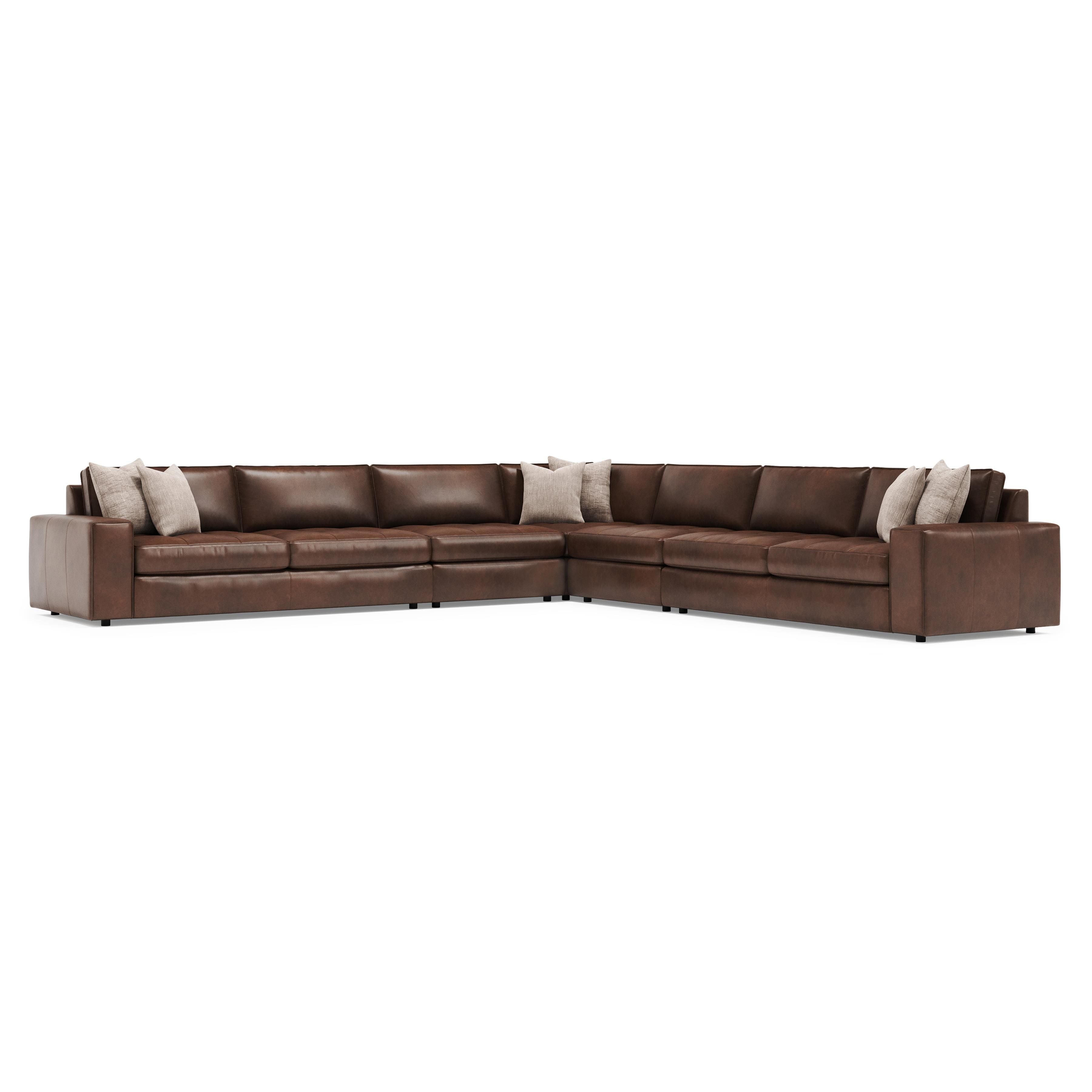 Bernhardt Furniture Nest Leather Sectional