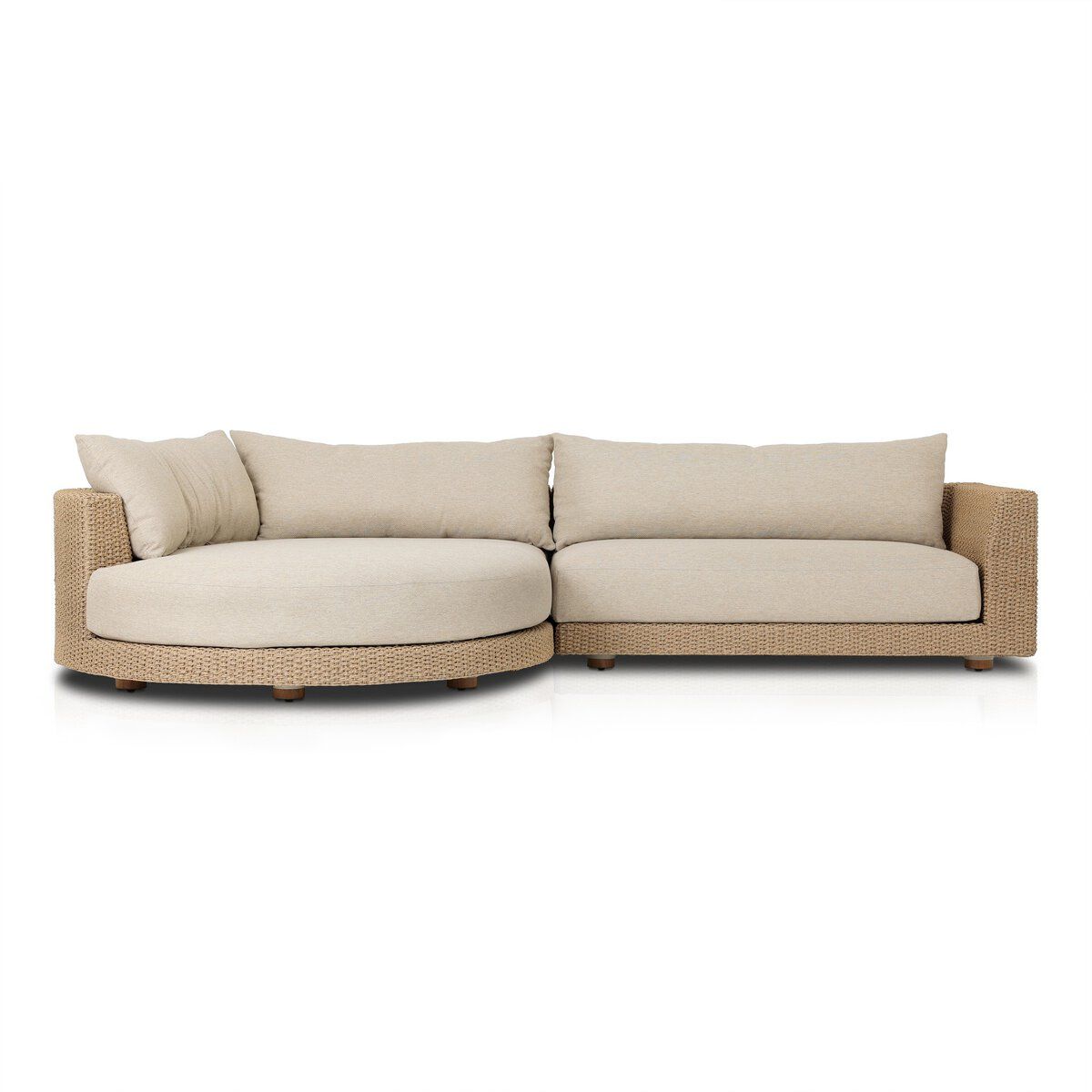 Sylvan Outdoor 2pc Sectional W/chaise