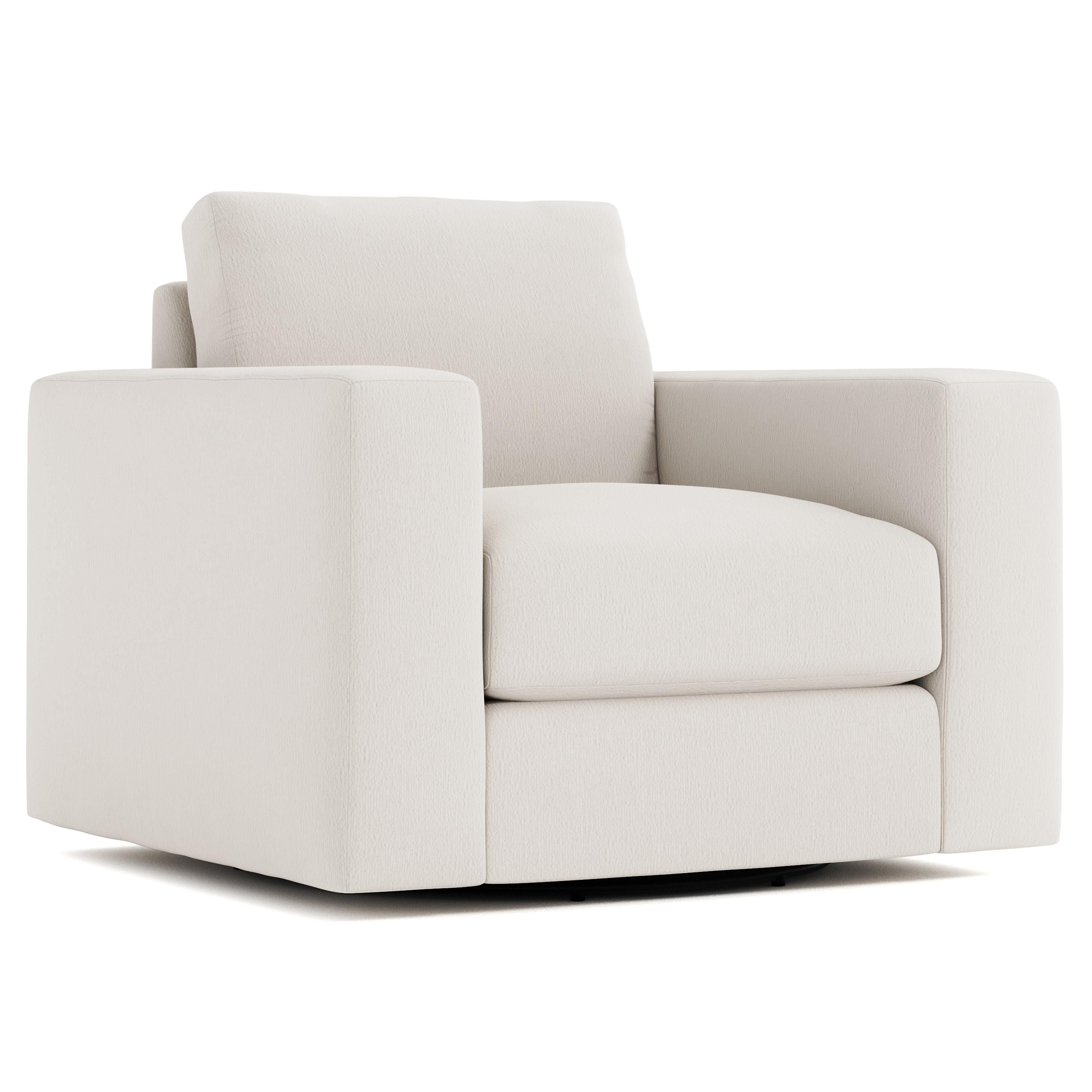 Bernhardt Drew Fabric Swivel Chair