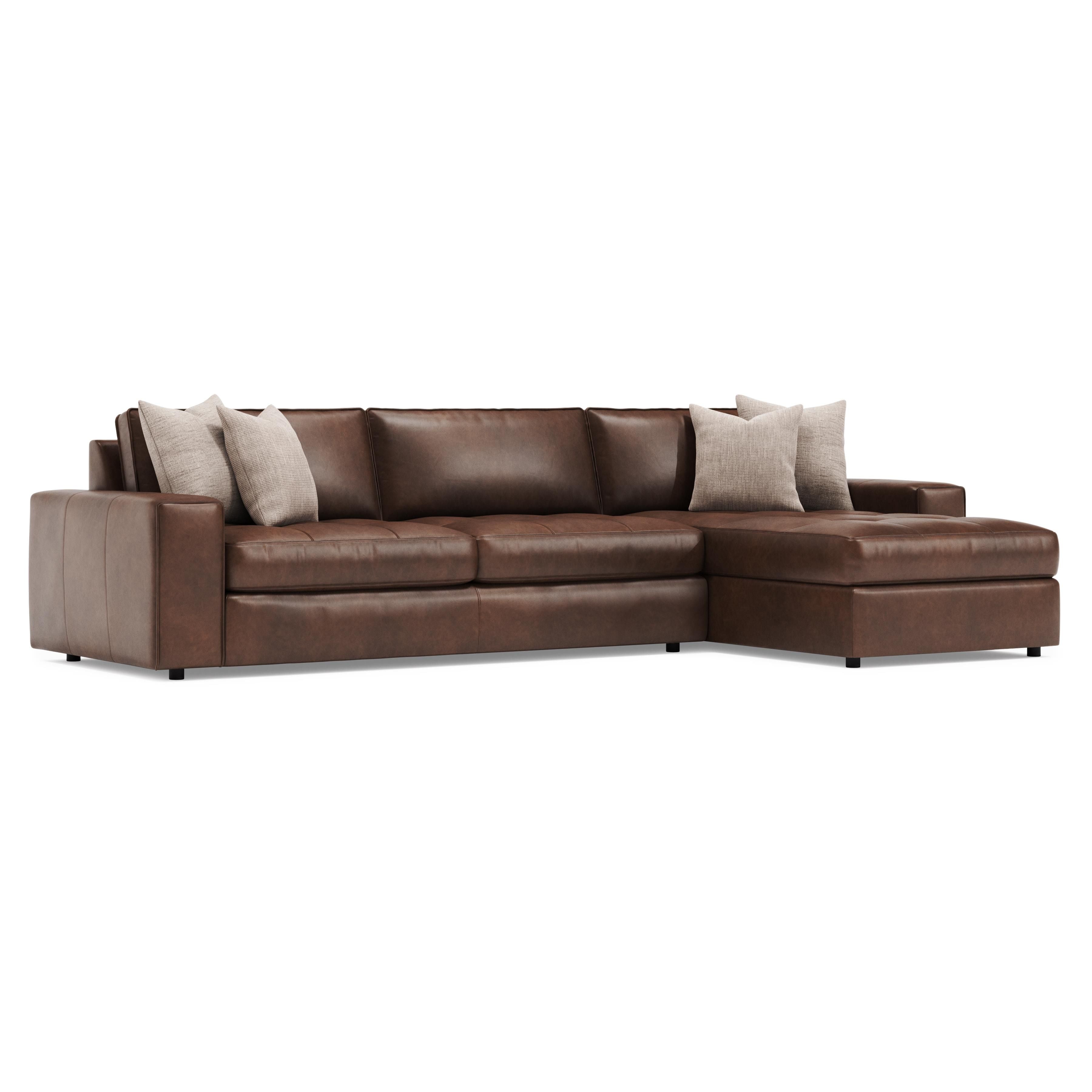 Bernhardt Nest Leather Sectional