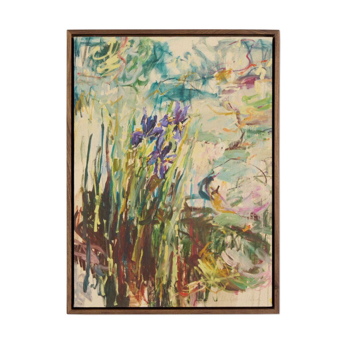 Irises By The Pond By Lilia Orlova-holmes