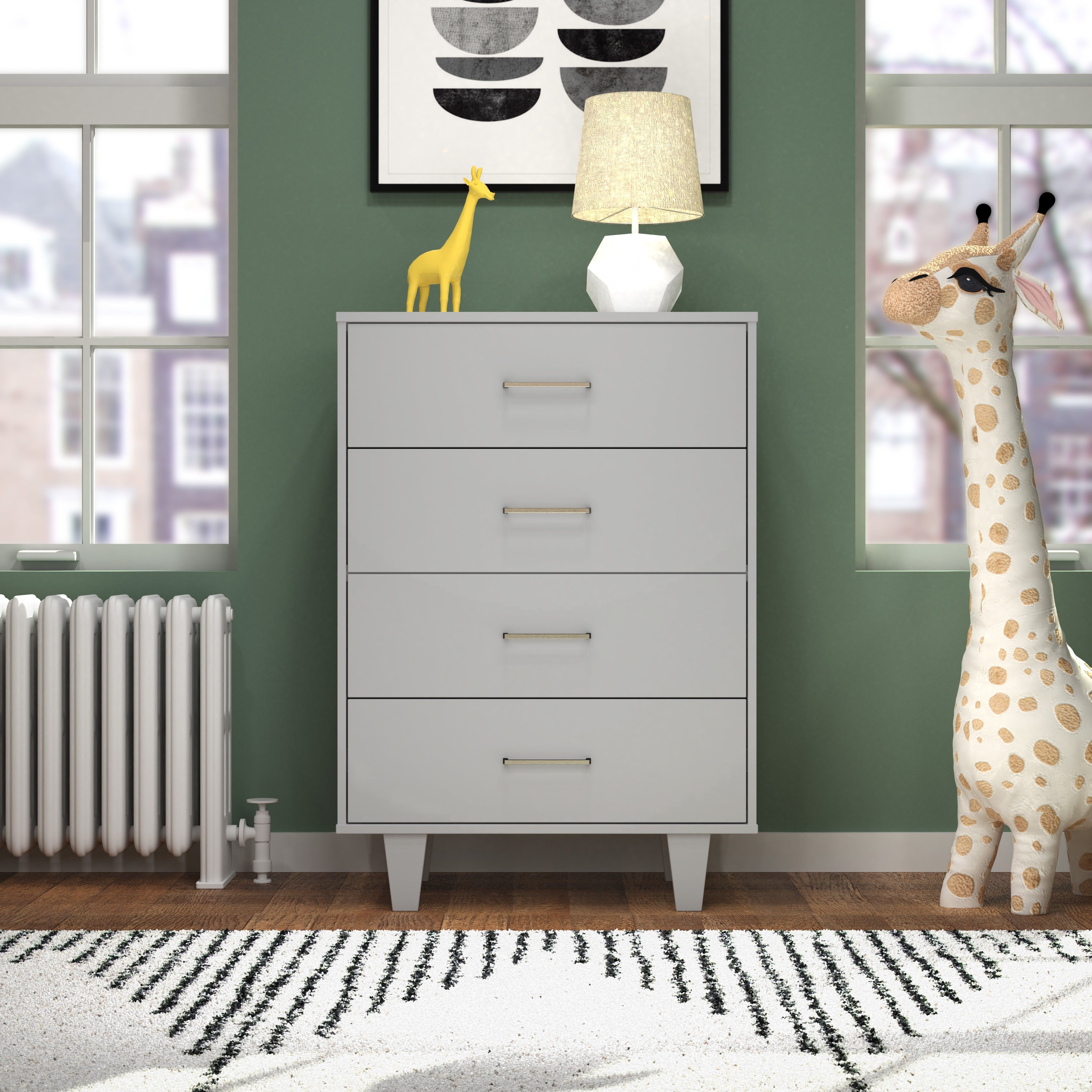 Tremont 4 Drawer Chest, Gentle Gray