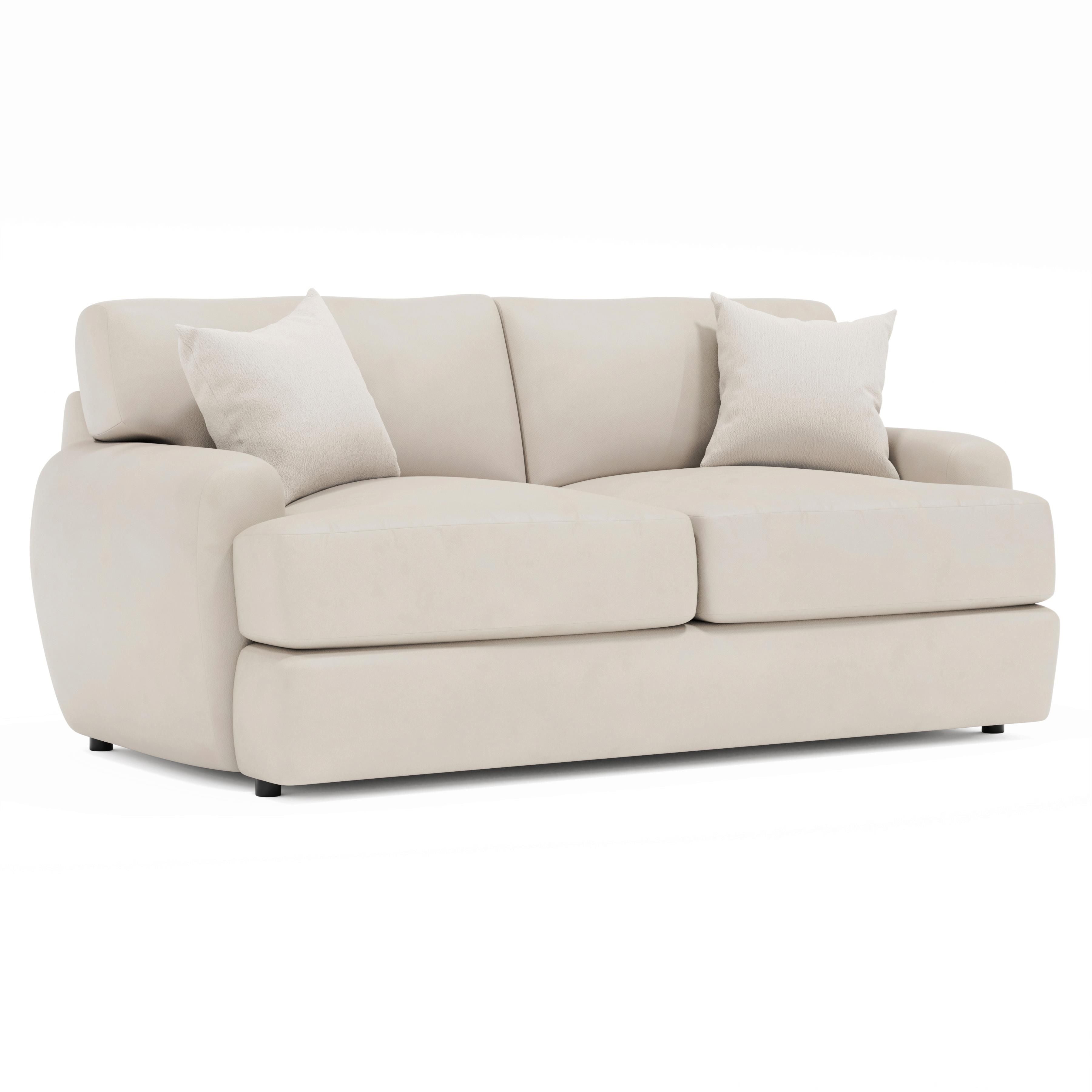 Bernhardt Cameron Leather Loveseat