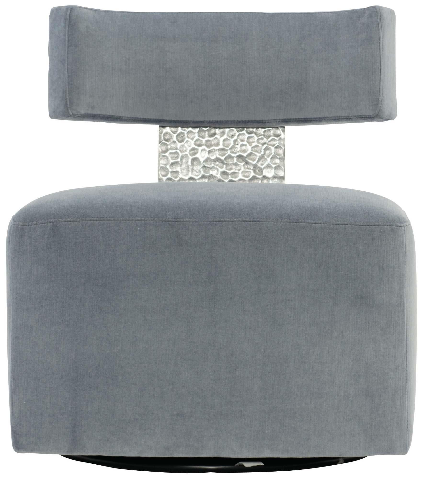 Bernhardt Ella Fabric Swivel Chair