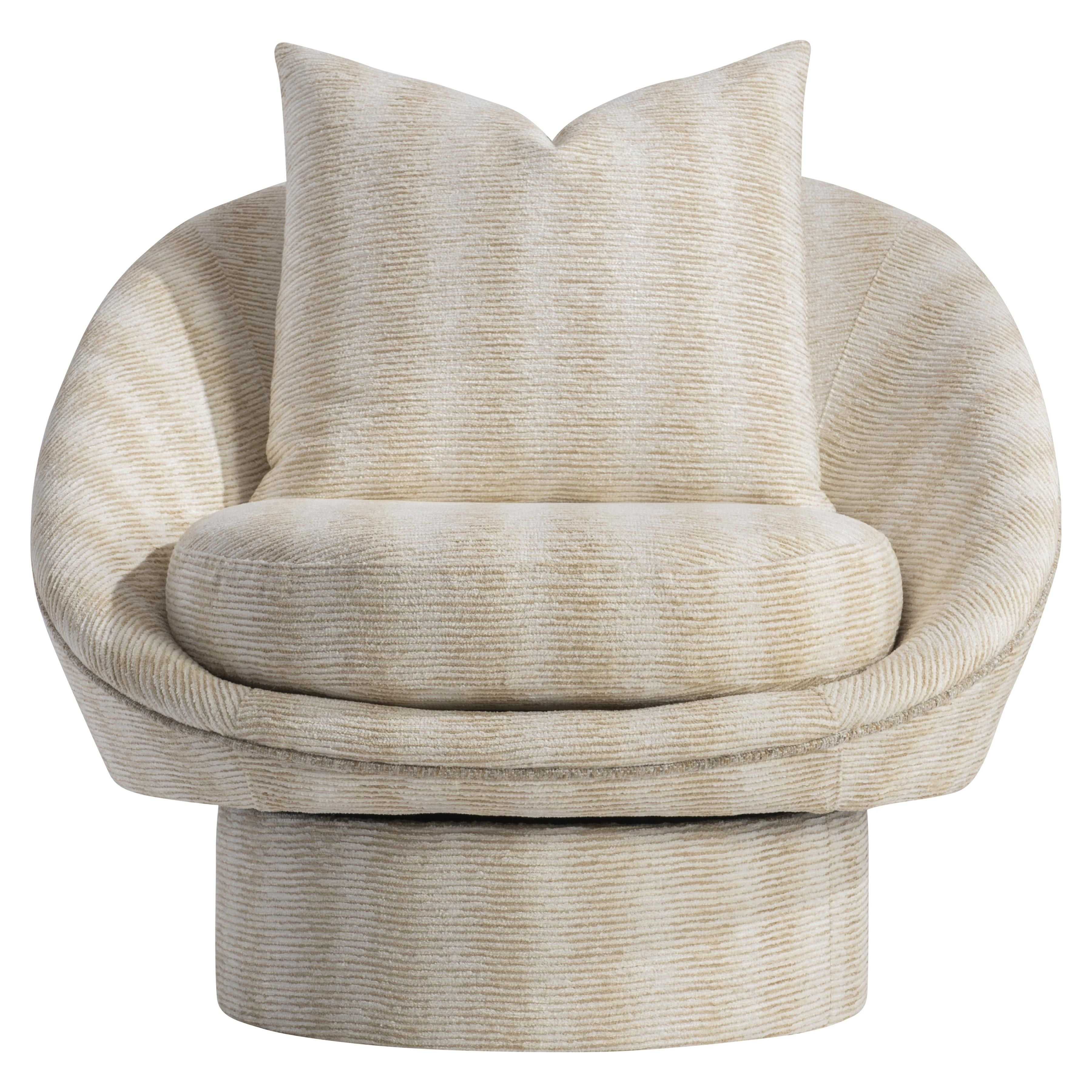 Bernhardt Furniture – Lucia Fabric Swivel Chair