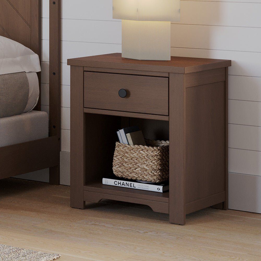 Harmony Nightstand, Dusty Heather