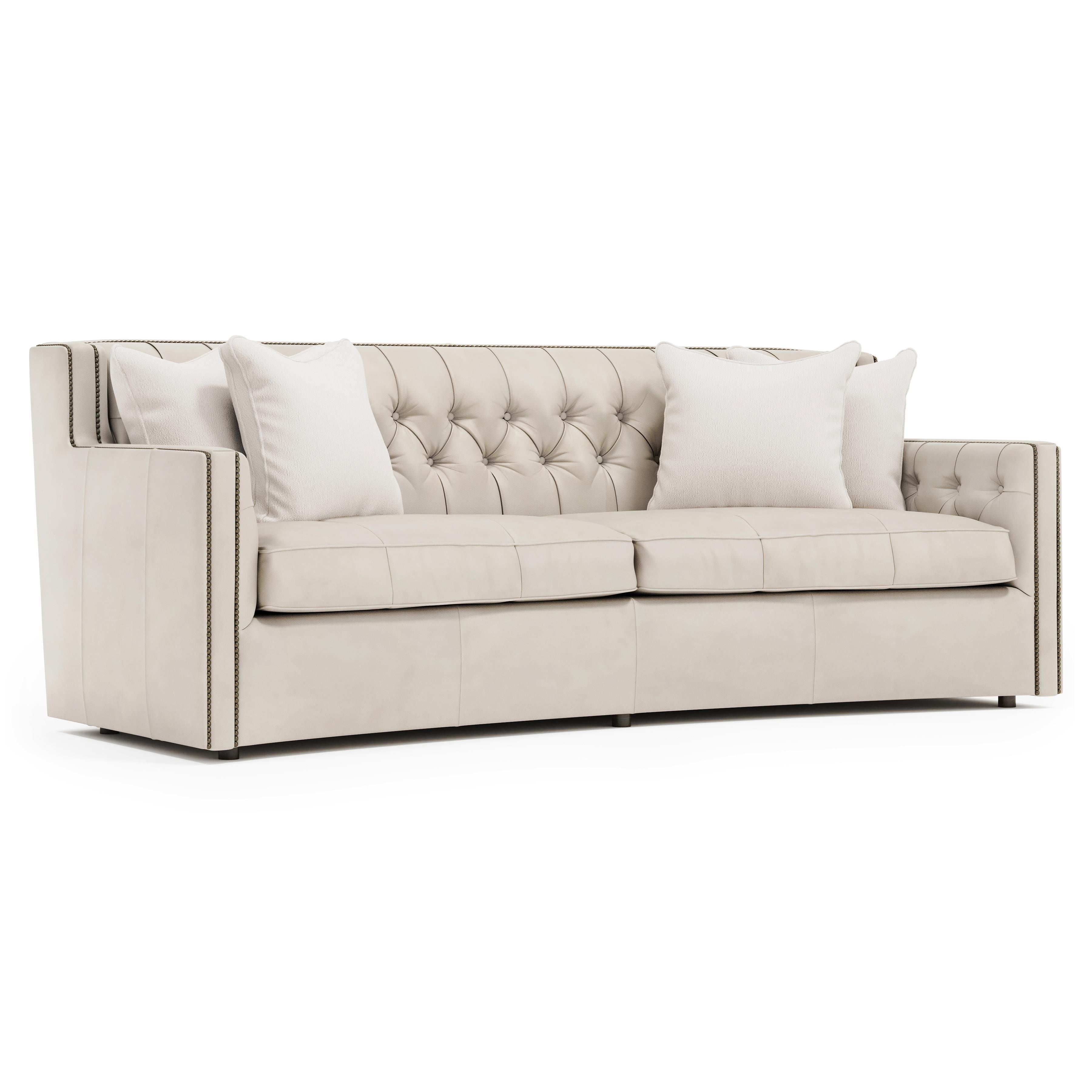 Bernhardt Furniture – Candace Leather Sofa