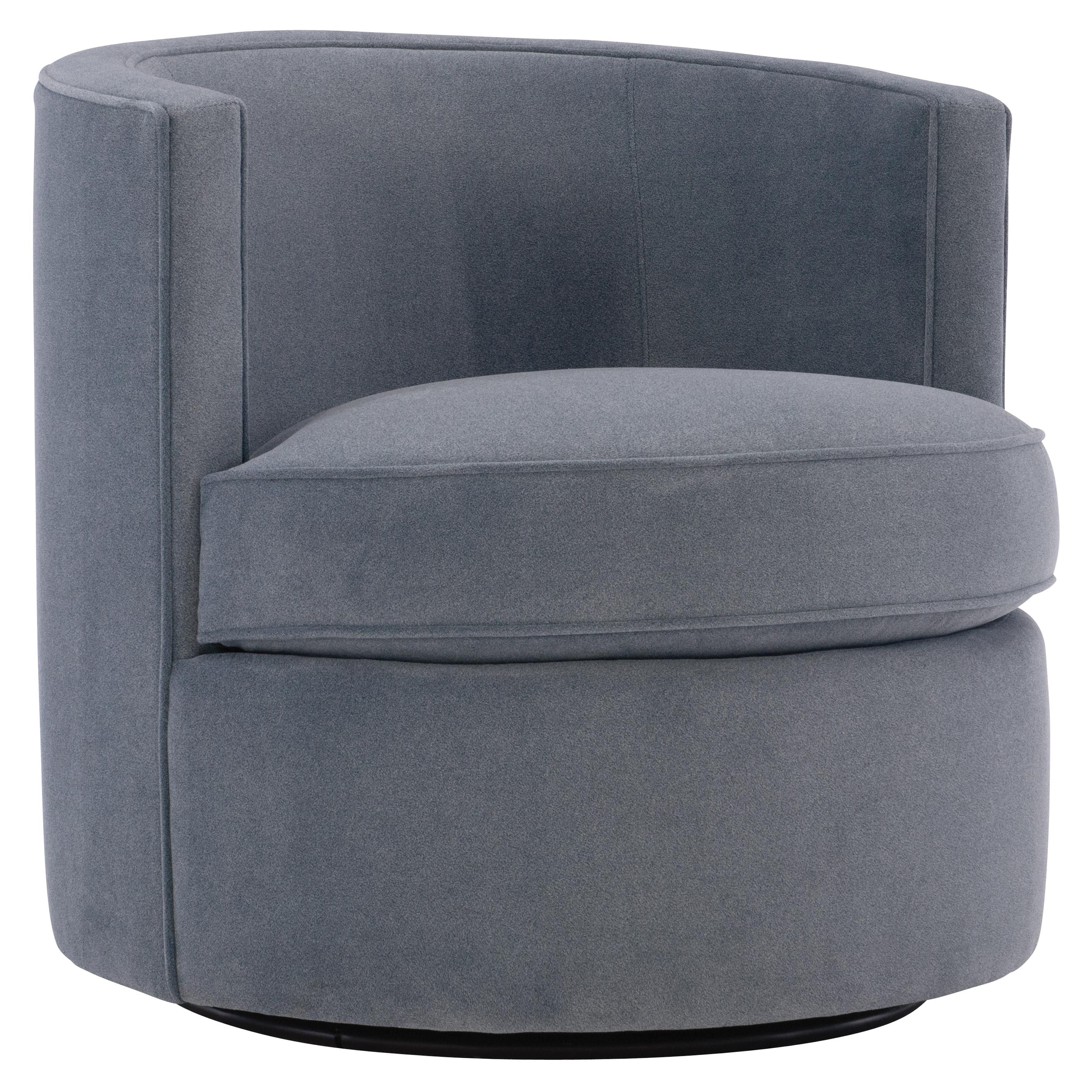 Bernhardt Fleur Fabric Swivel Chair