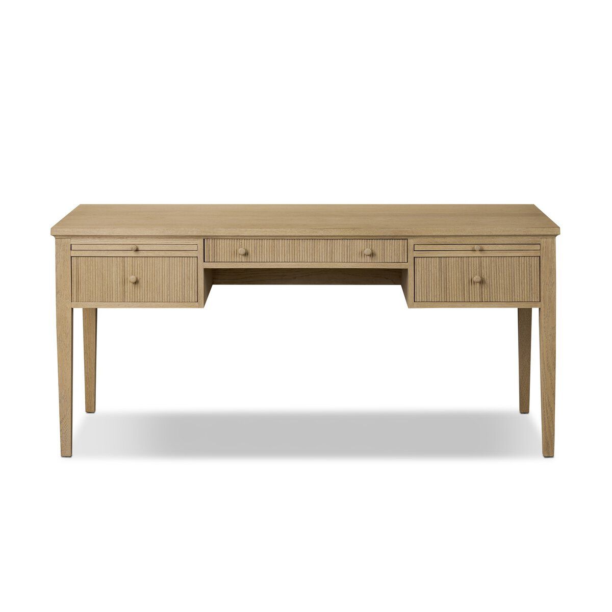 Bush Desk Solid Oak 3-Drawer Home Office Desk