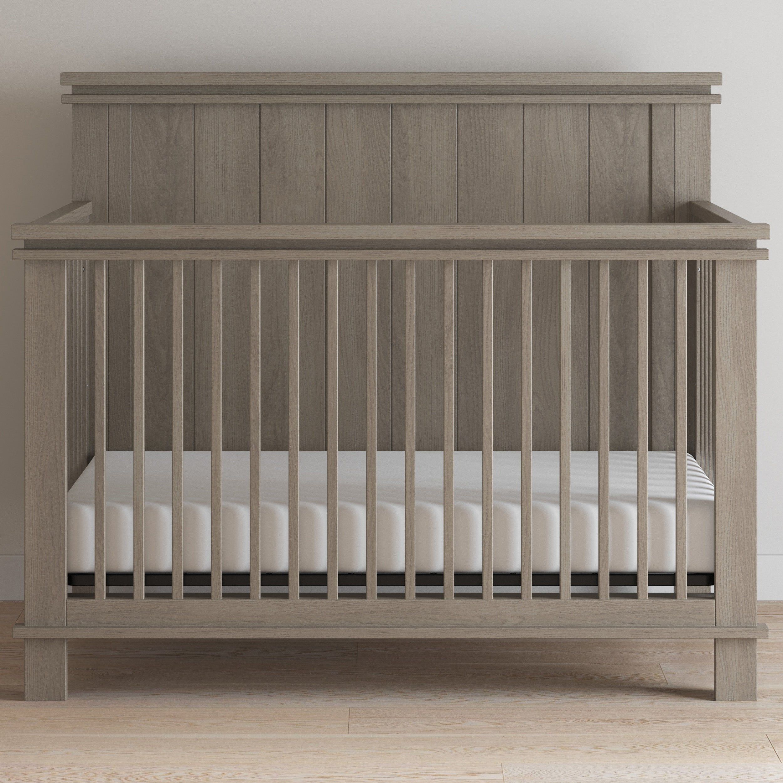 Denman 4-in-1 Convertible Crib, Crescent Gray