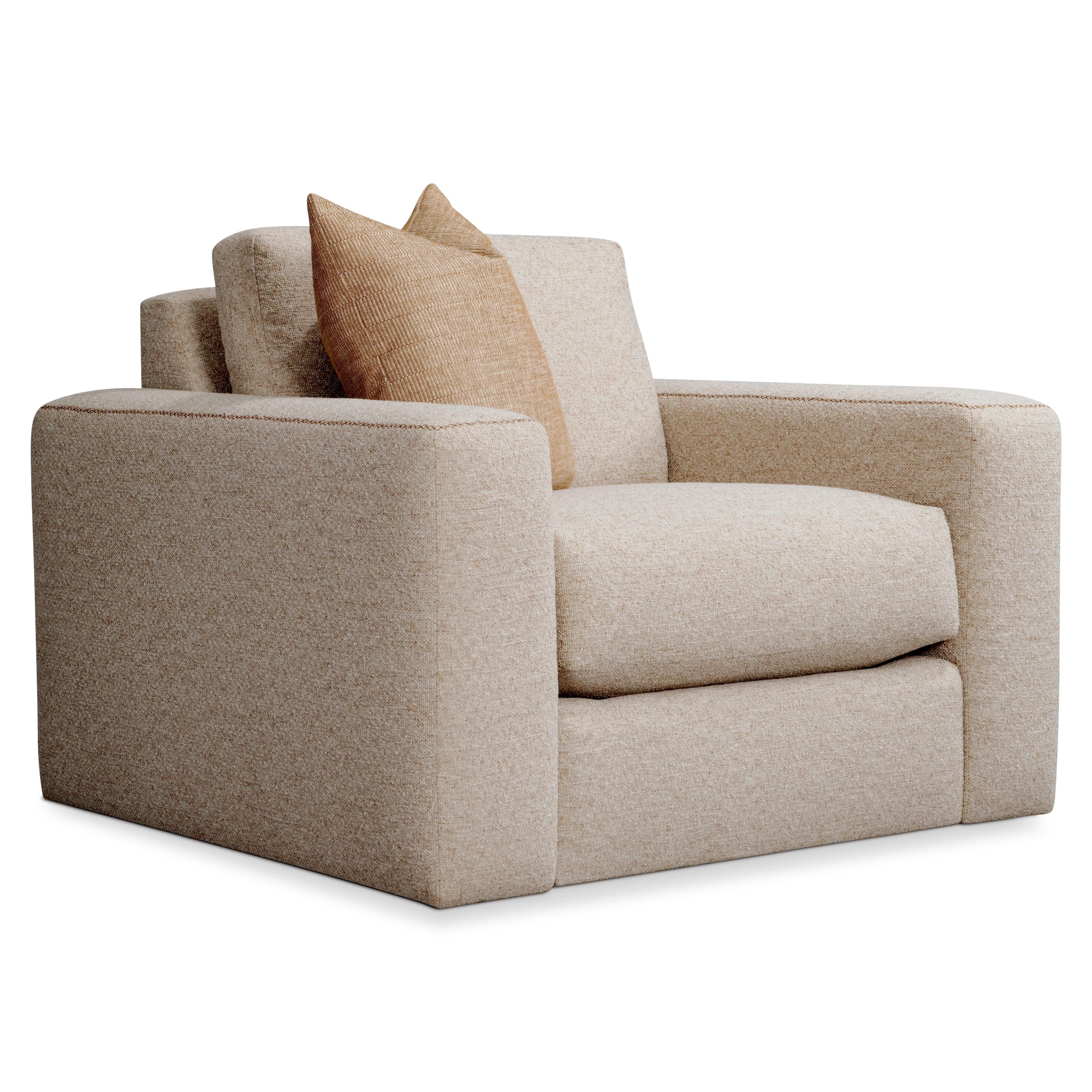 Bernhardt Vaughn Fabric Swivel Chair