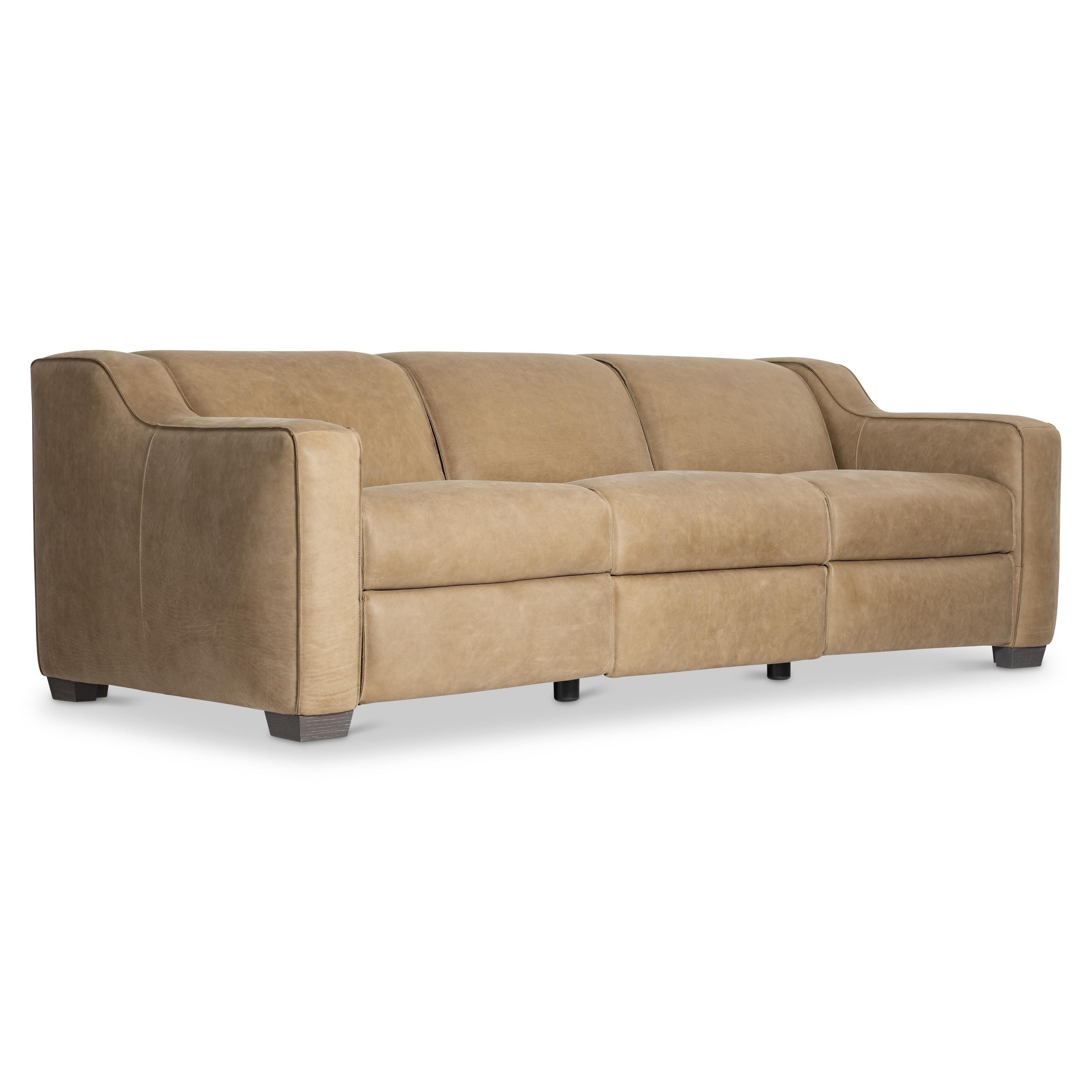 Bernhardt Flynn Leather Power Motion Sofa