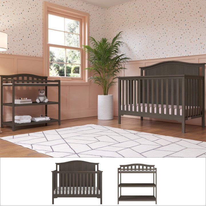 Hampton Arch Top 2-Piece Nursery Set