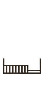 Toddler Guard Rail, Slate