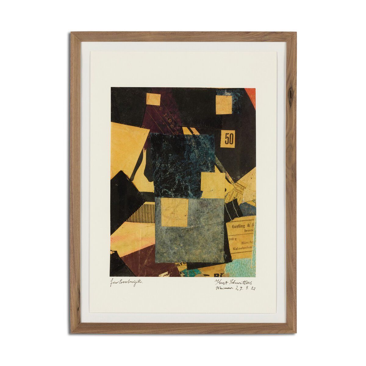 Merz Composition By Kurt Schwitters