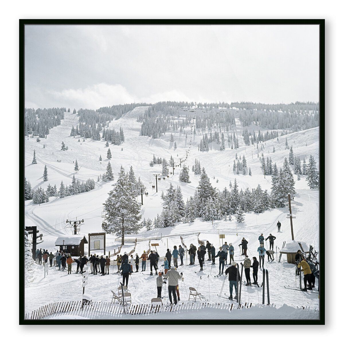 Skiing In Vail By Slim Aarons