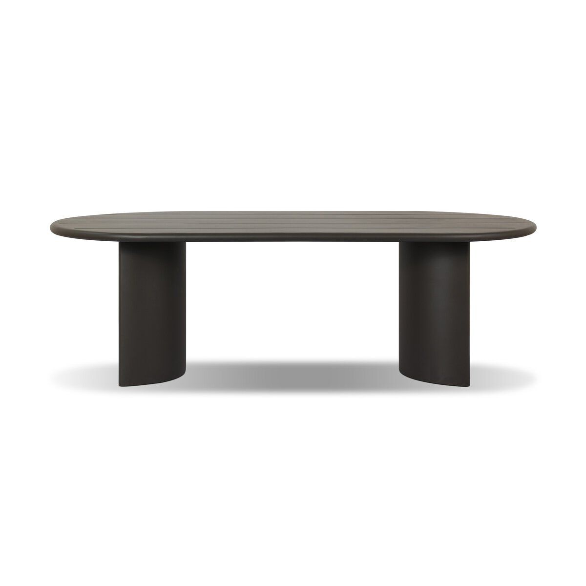 Paden Outdoor Metal Dining Table-94"