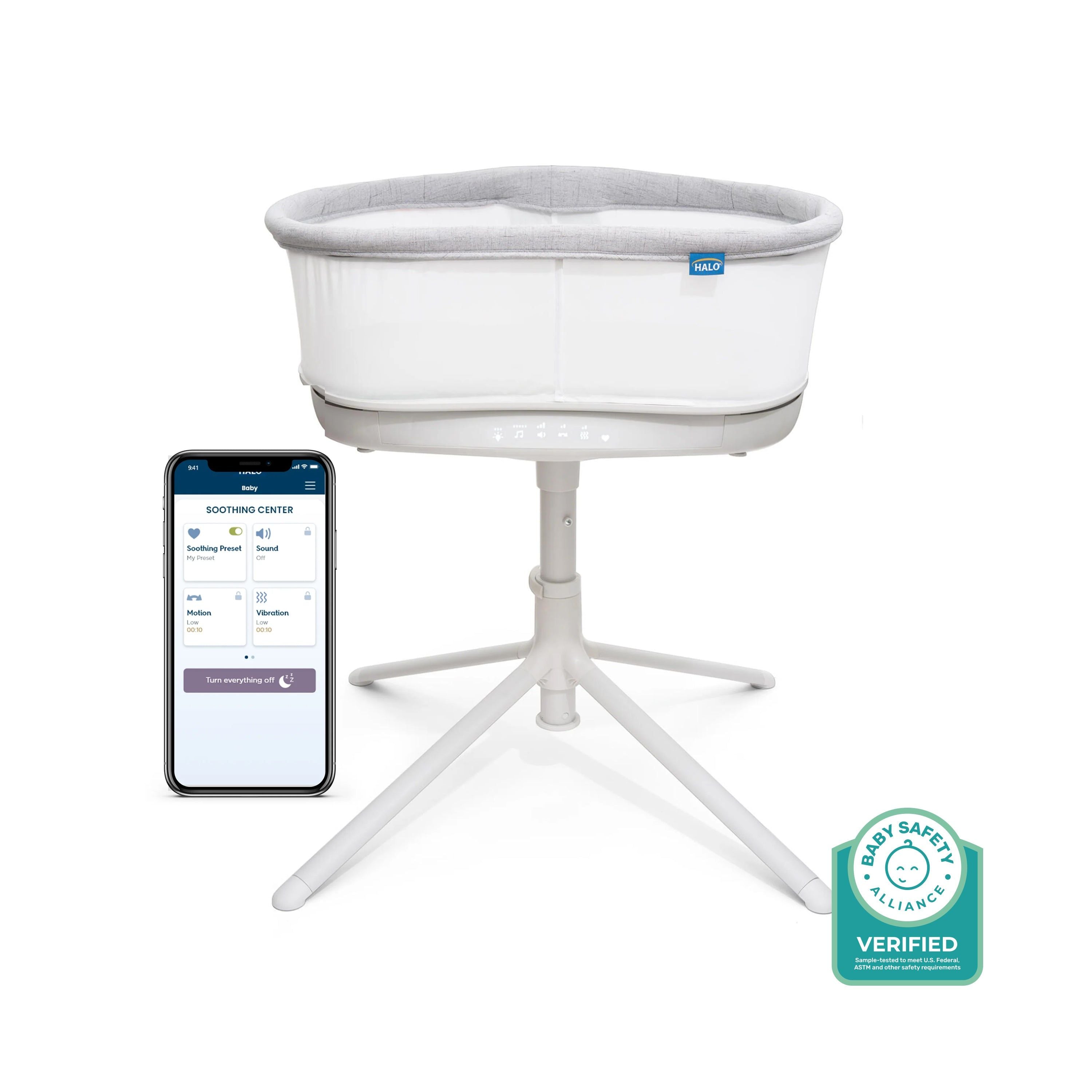 Bassinest® Connected Swivel Sleeper 3.0 - Smart Bassinet