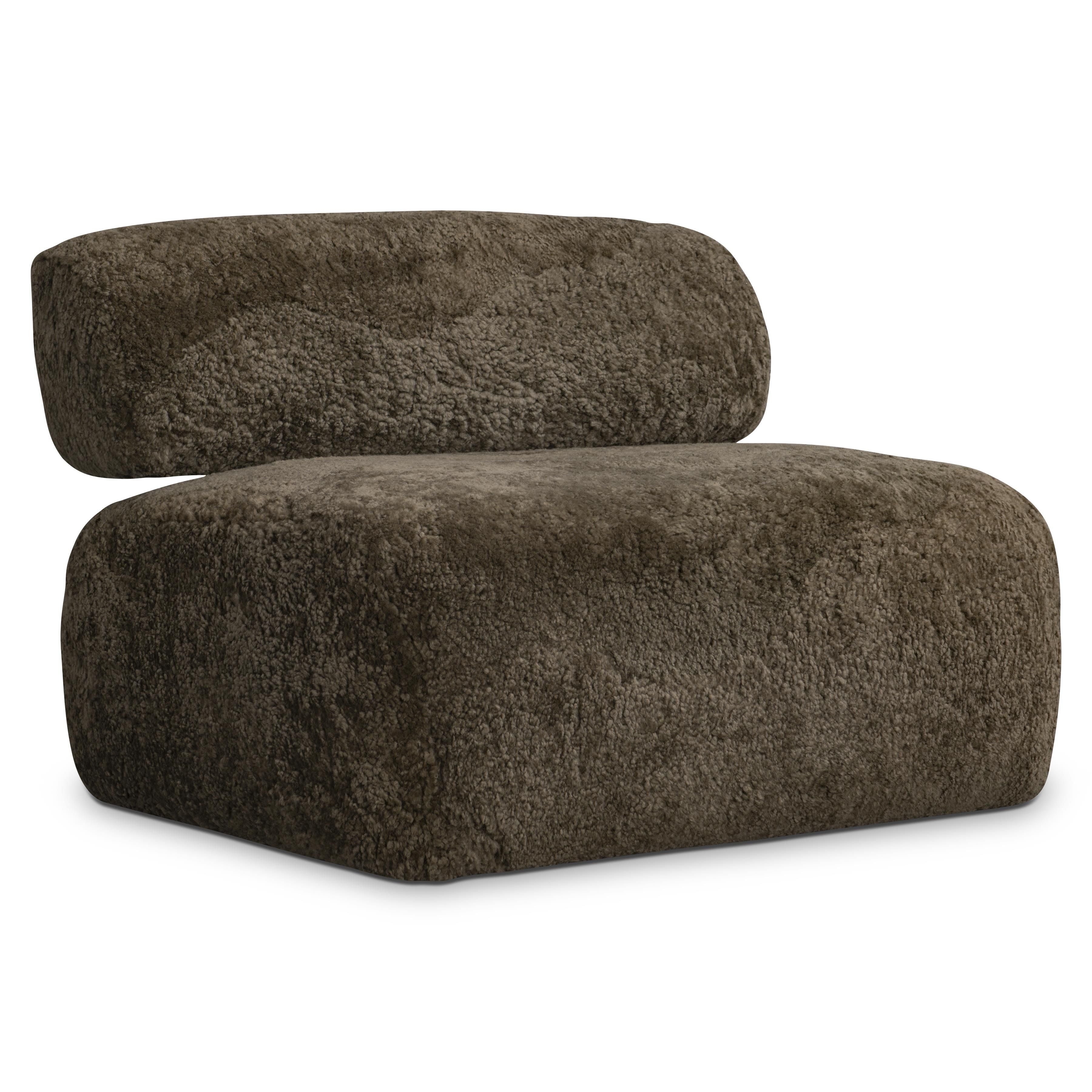 Bernhardt Paley Shearling Swivel Chair