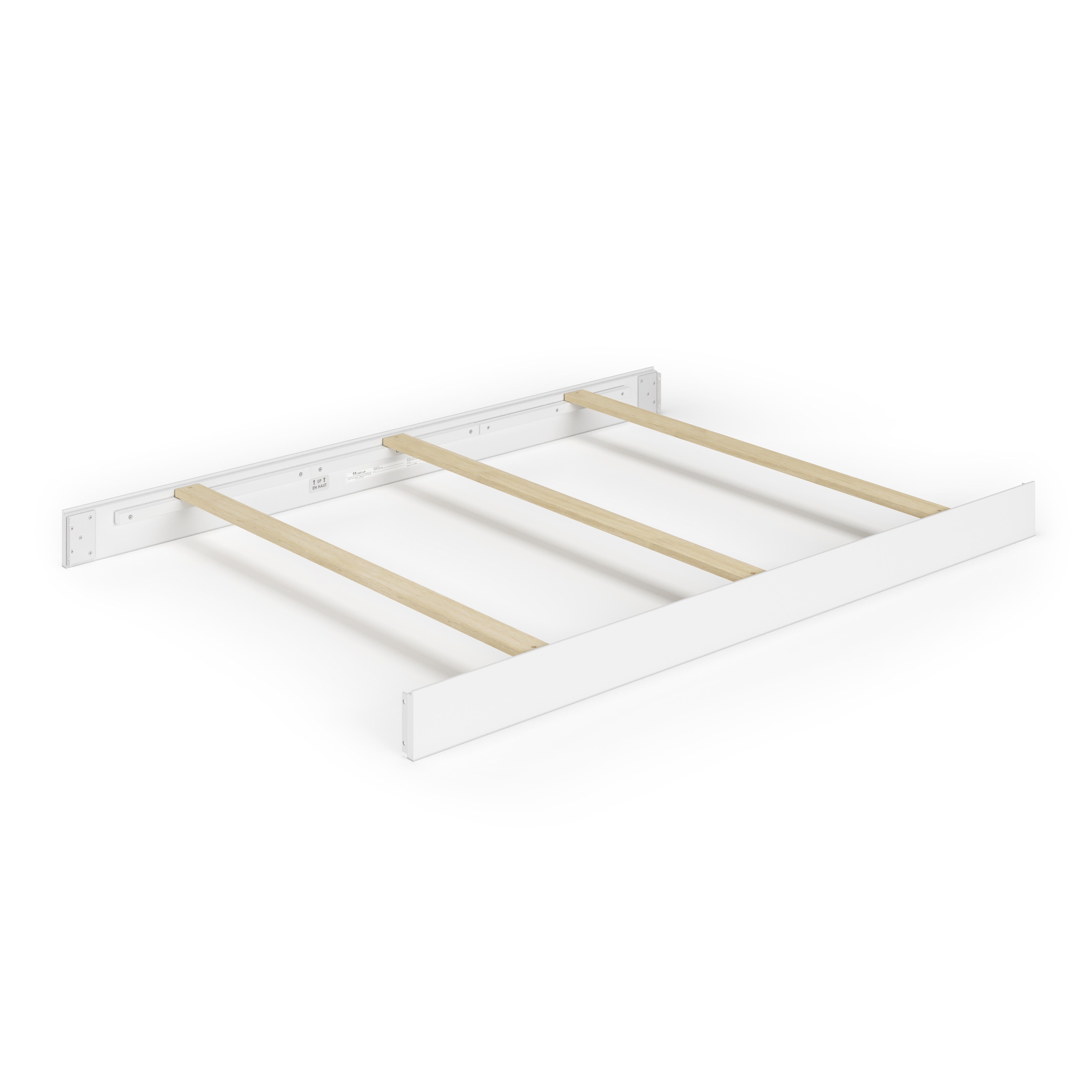 F06401 - Full-size Bed Rails, Matte White