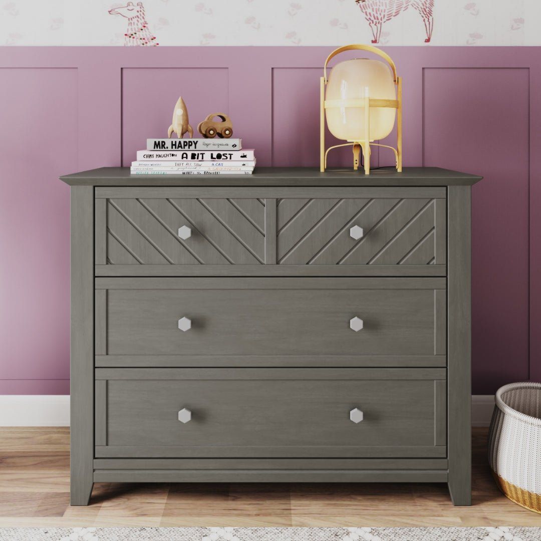 Atwood 3-Drawer Dresser, Lunar Gray