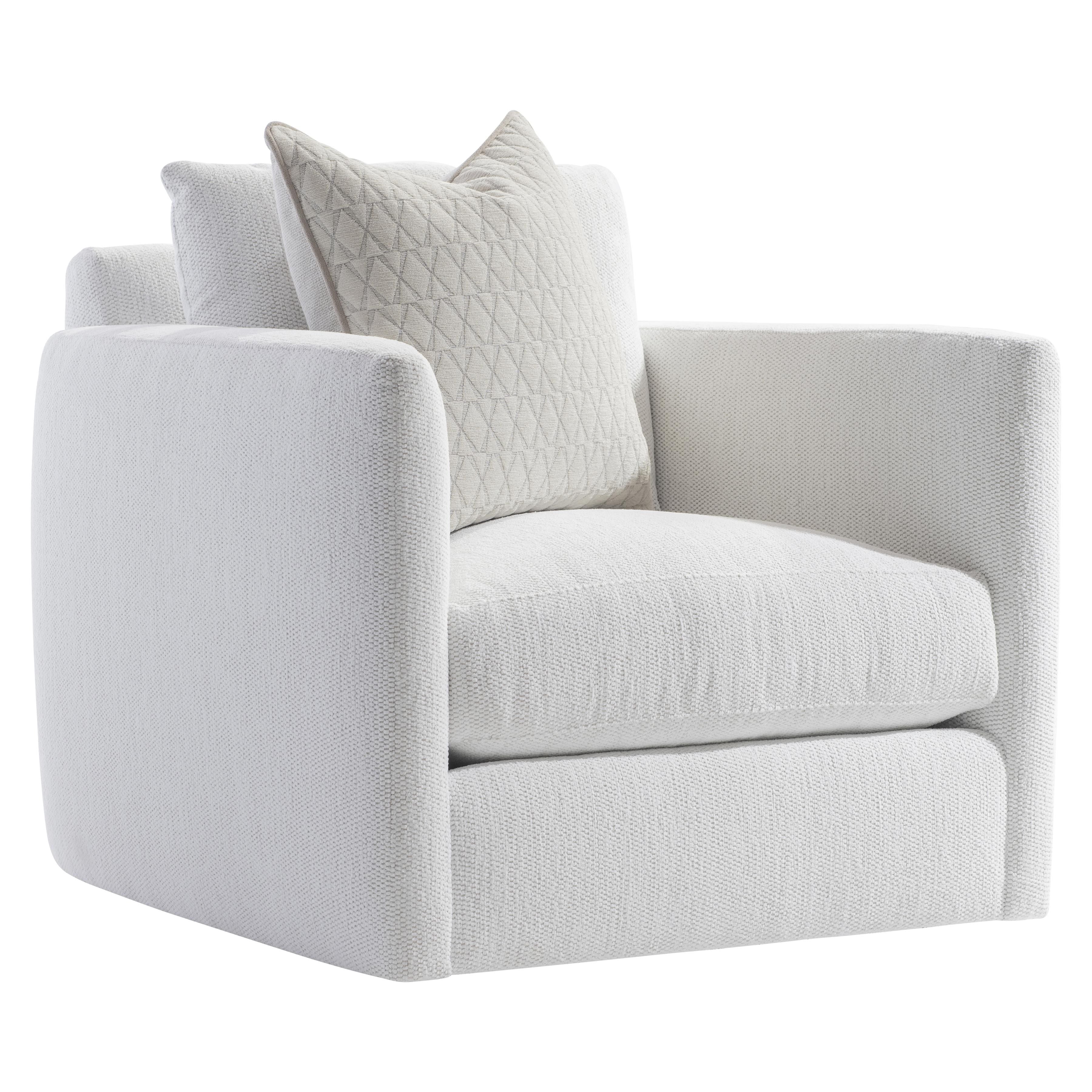 Bernhardt Furniture – Rory Fabric Swivel Chair