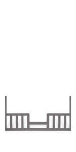 Toddler Guard Rail - Cool Grey
