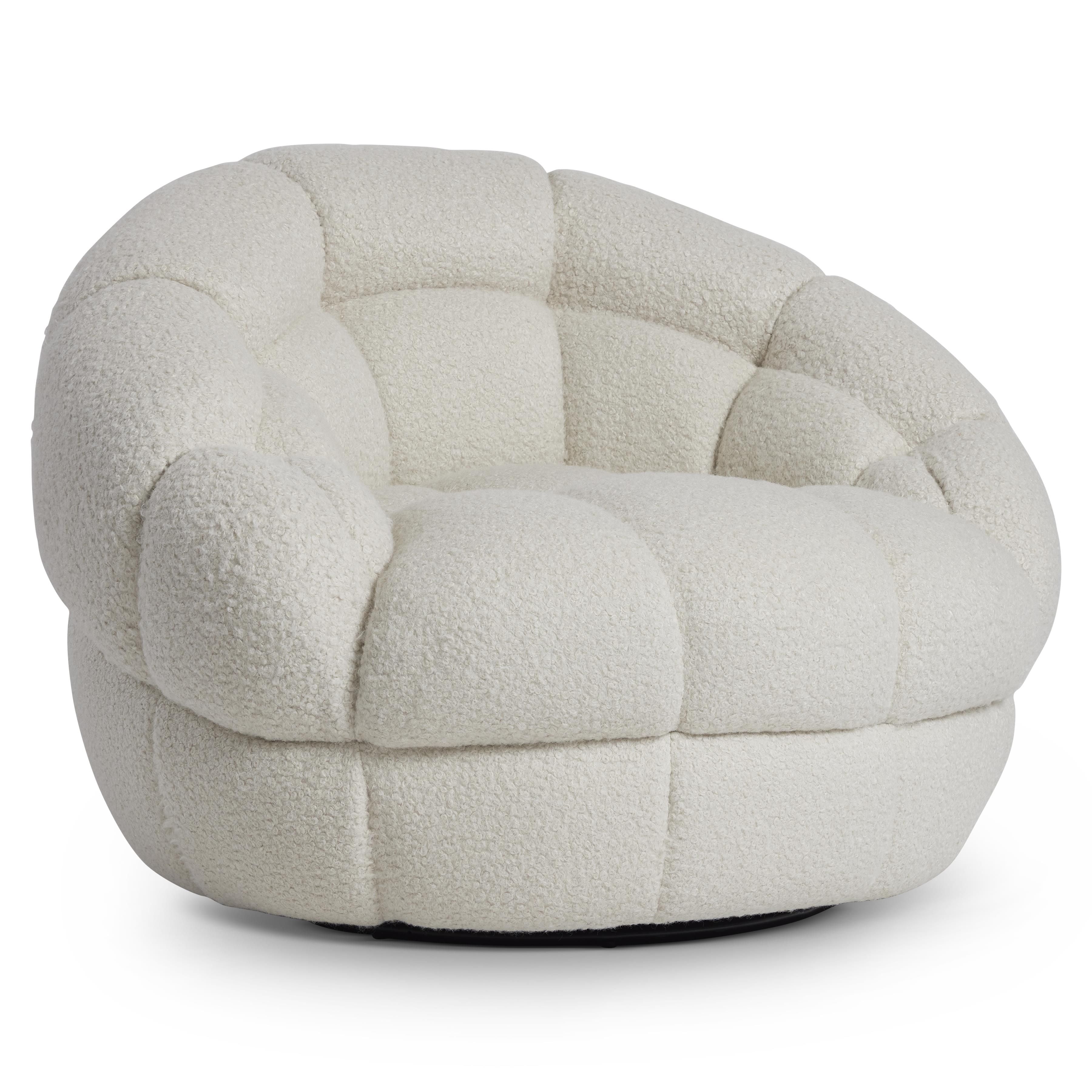 Bernhardt Coco Fabric Swivel Chair