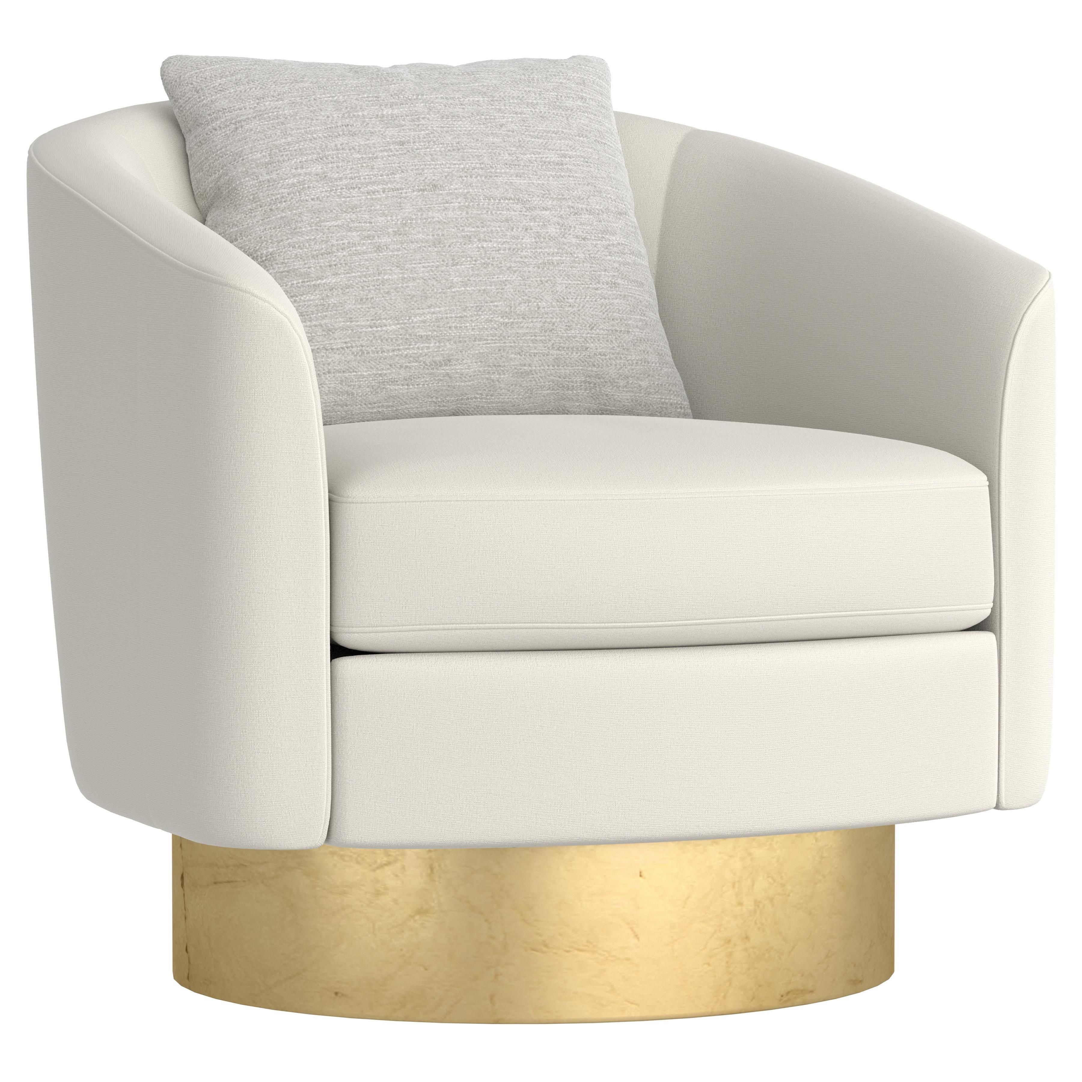 Bernhardt Furniture – Camino Fabric Swivel Chair