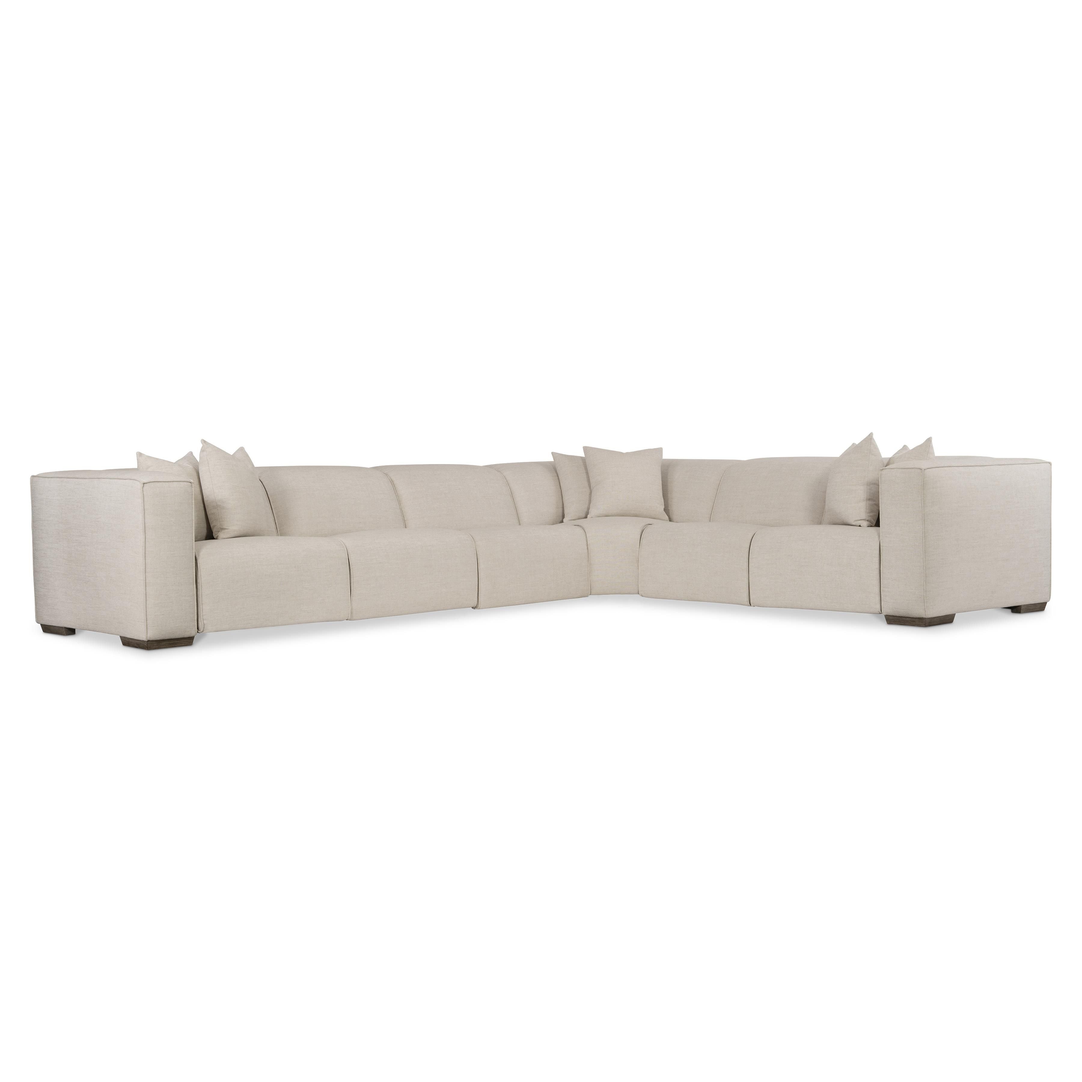 Bernhardt Bliss Fabric Power Motion Sectional