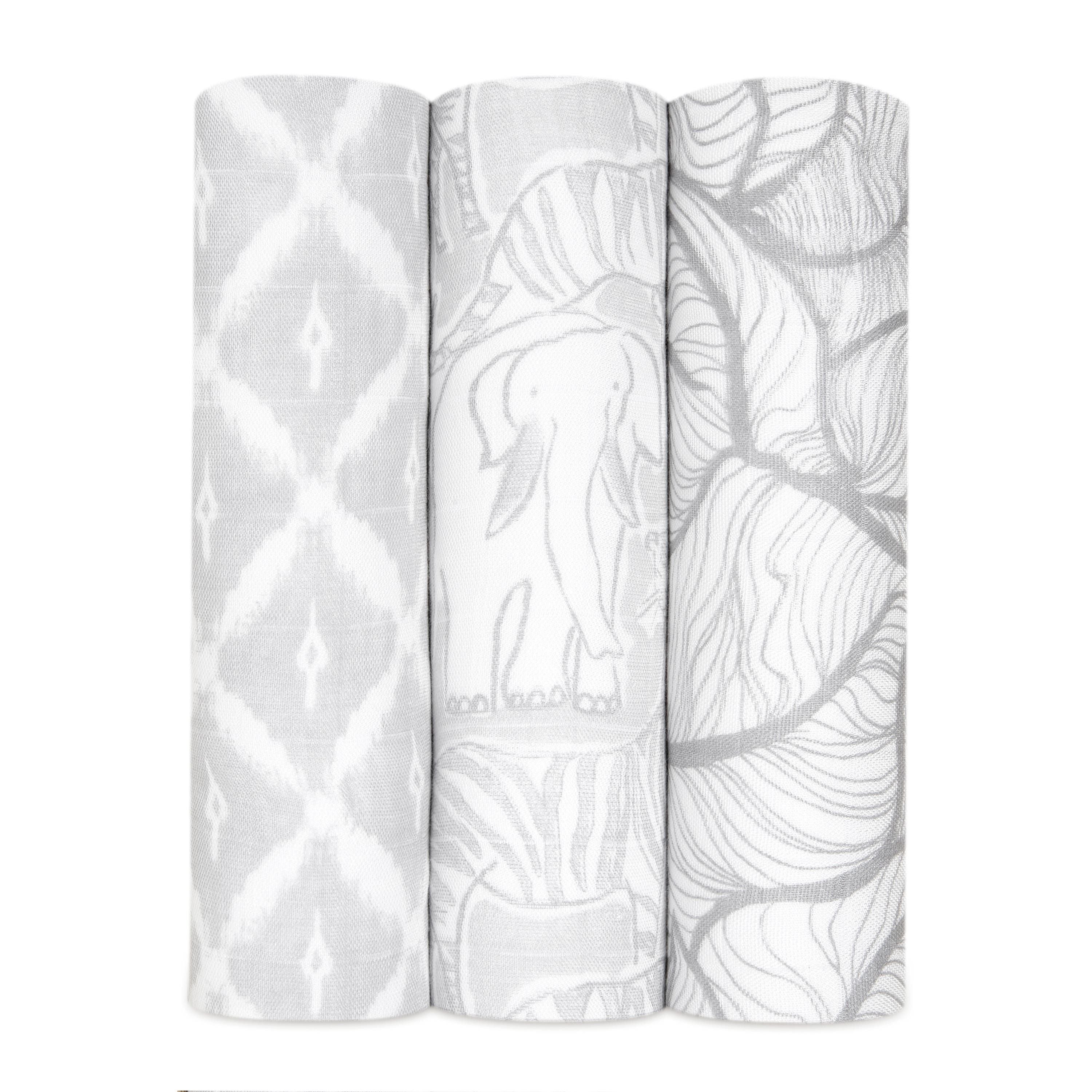 Boutique Silky Soft Swaddle Blanket 3 Pack