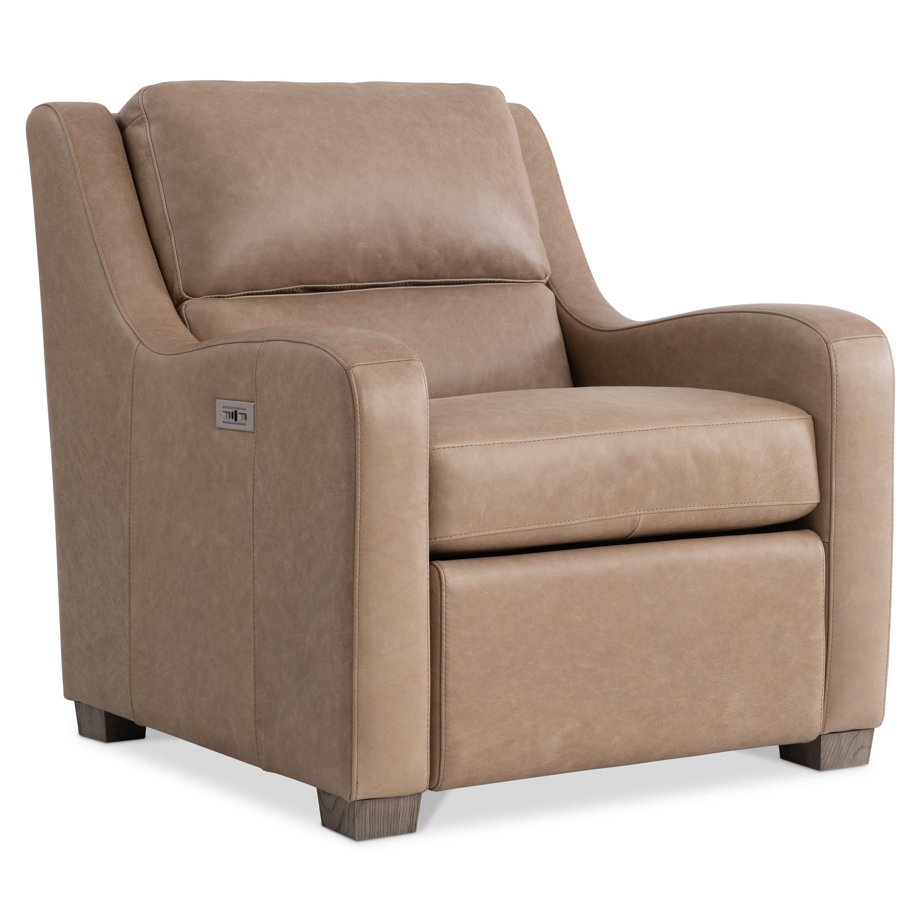 Bernhardt Furniture Ventura Leather Power Motion Chair