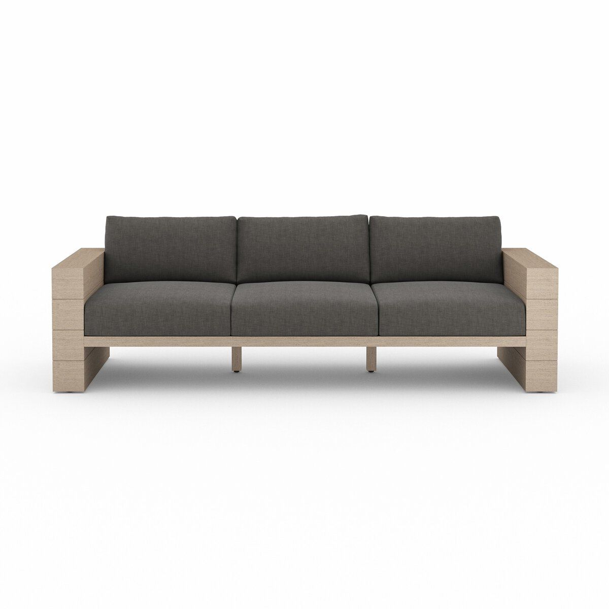 Leroy Outdoor Sofa, Washed Brown