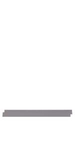 F06474 - Full-Size Bed Rails, Cool Gray